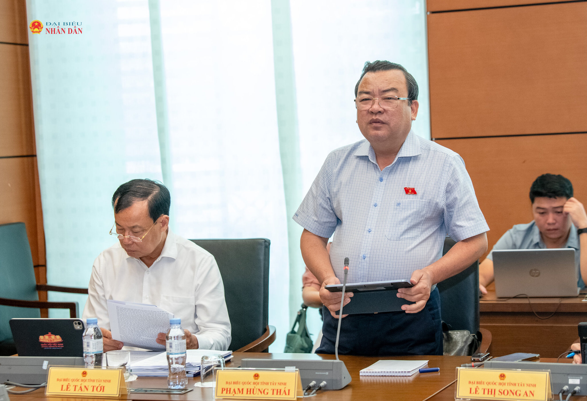 ĐBQH Phạm Hùng Thái (Tây Ninh) phát biểu thảo luận Tổ 3