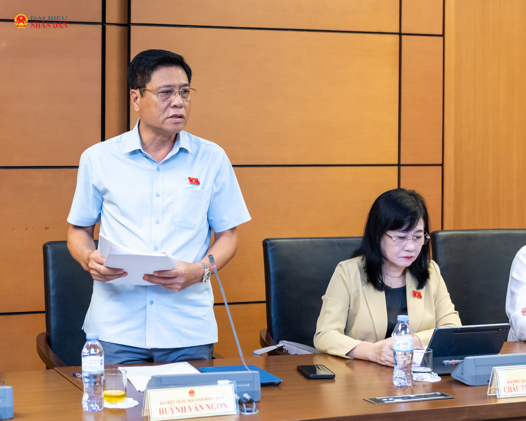 ĐBQH Huỳnh Văn Ngon (Đồng Tháp) phát biểu