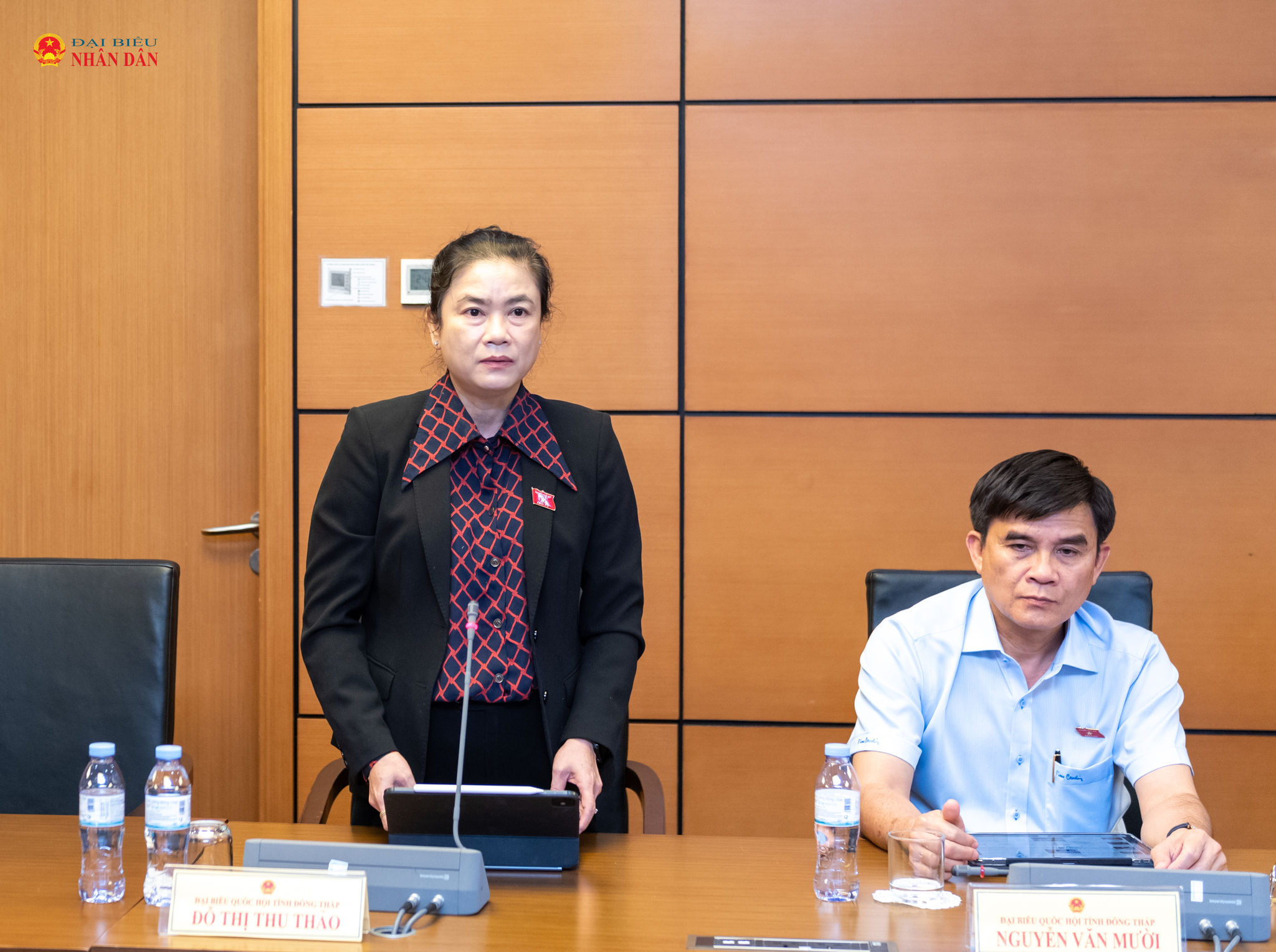 ĐBQH Đỗ Thị Thu Thảo (Đồng Tháp) phát biểu