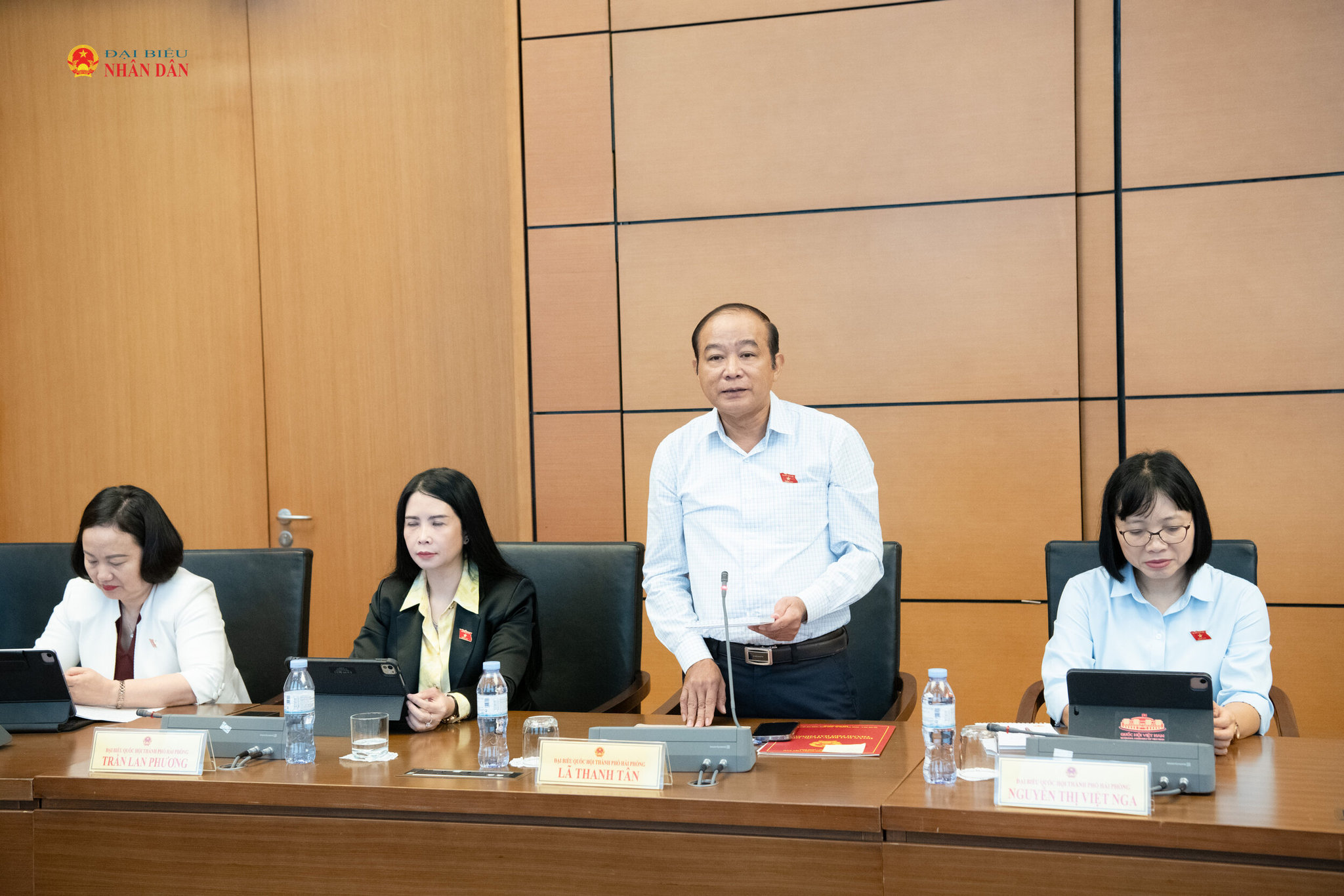 Phó Trưởng Đoàn đại biểu Quốc hội chuyên trách thành phố Hải Phòng Lã Thanh Tân
