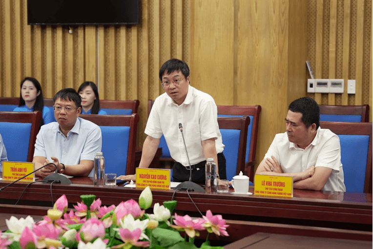 Ông Nguyễn Cao Cường - Chủ tịch HĐQT ACV - phát biểu tại buổi lễ