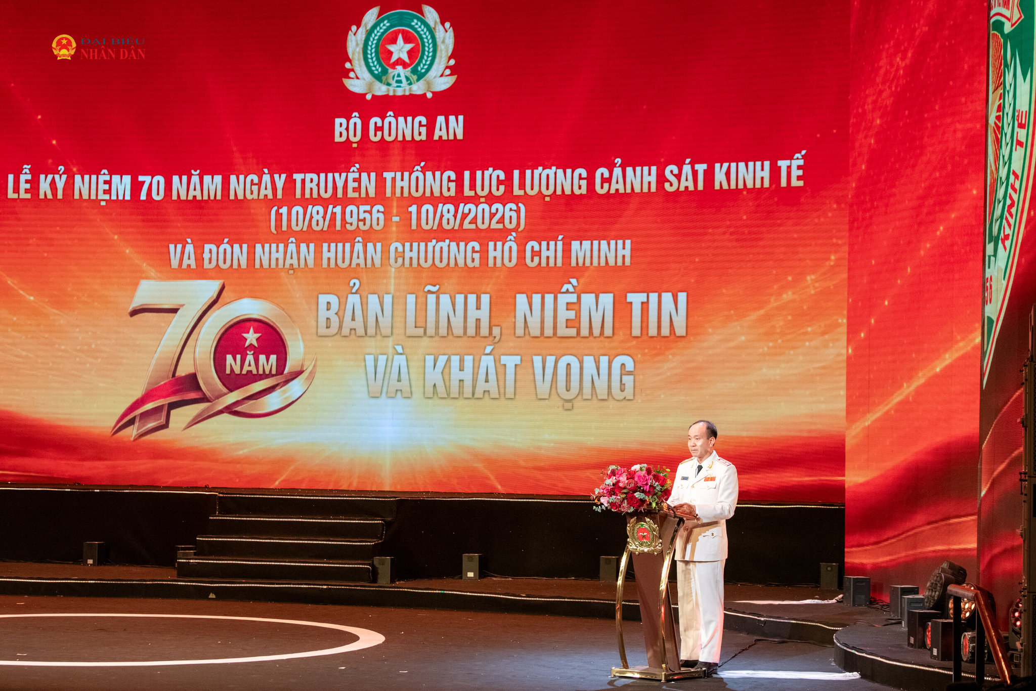 Thiếu tướng Nguyễn Quang Phương, Cục trưởng C03 đọc diễn văn tại lễ kỷ niệm.1