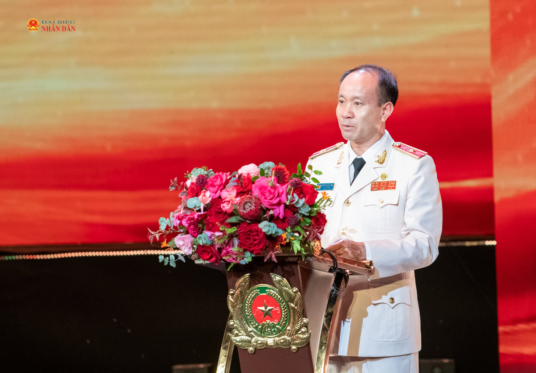 Thiếu tướng Nguyễn Quang Phương, Cục trưởng C03 đọc diễn văn tại lễ kỷ niệm.2
