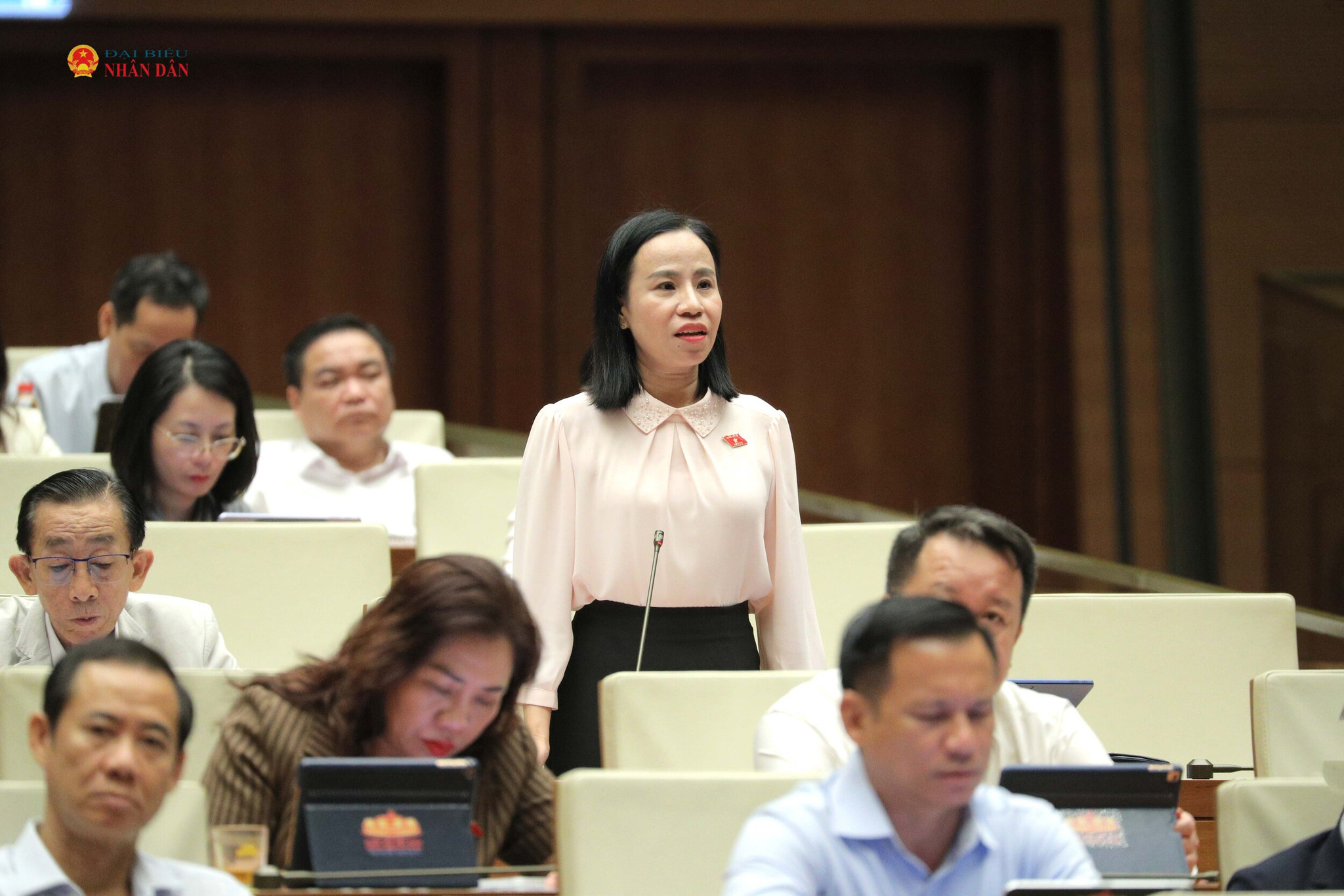 ĐBQH Võ Ngọc Thanh Trúc (TP. Hồ Chí Minh) phát biểu