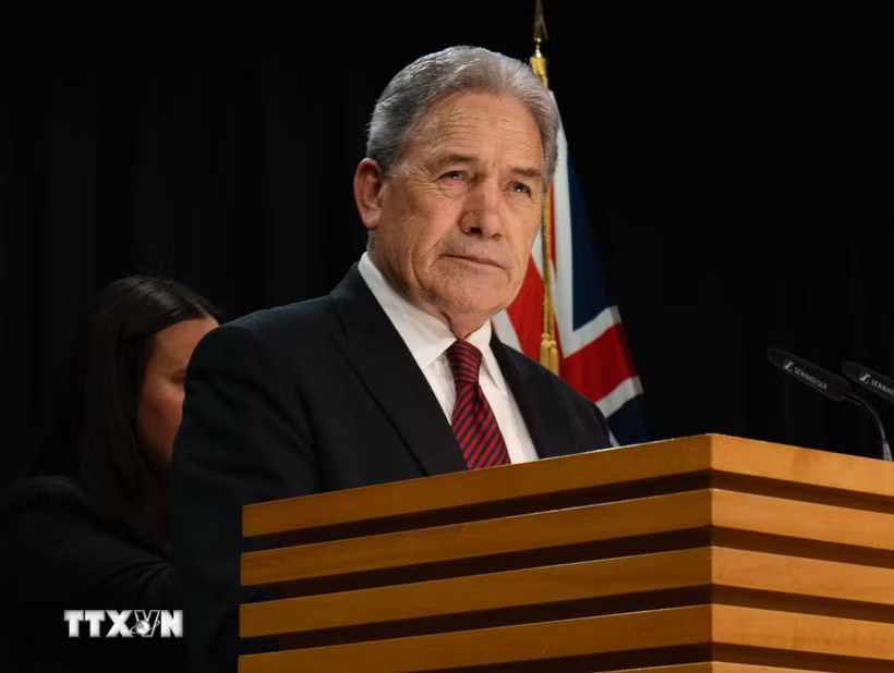 Bộ trưởng Ngoại giao New Zealand Winston Peters. (Ảnh: TTXVN phát)
