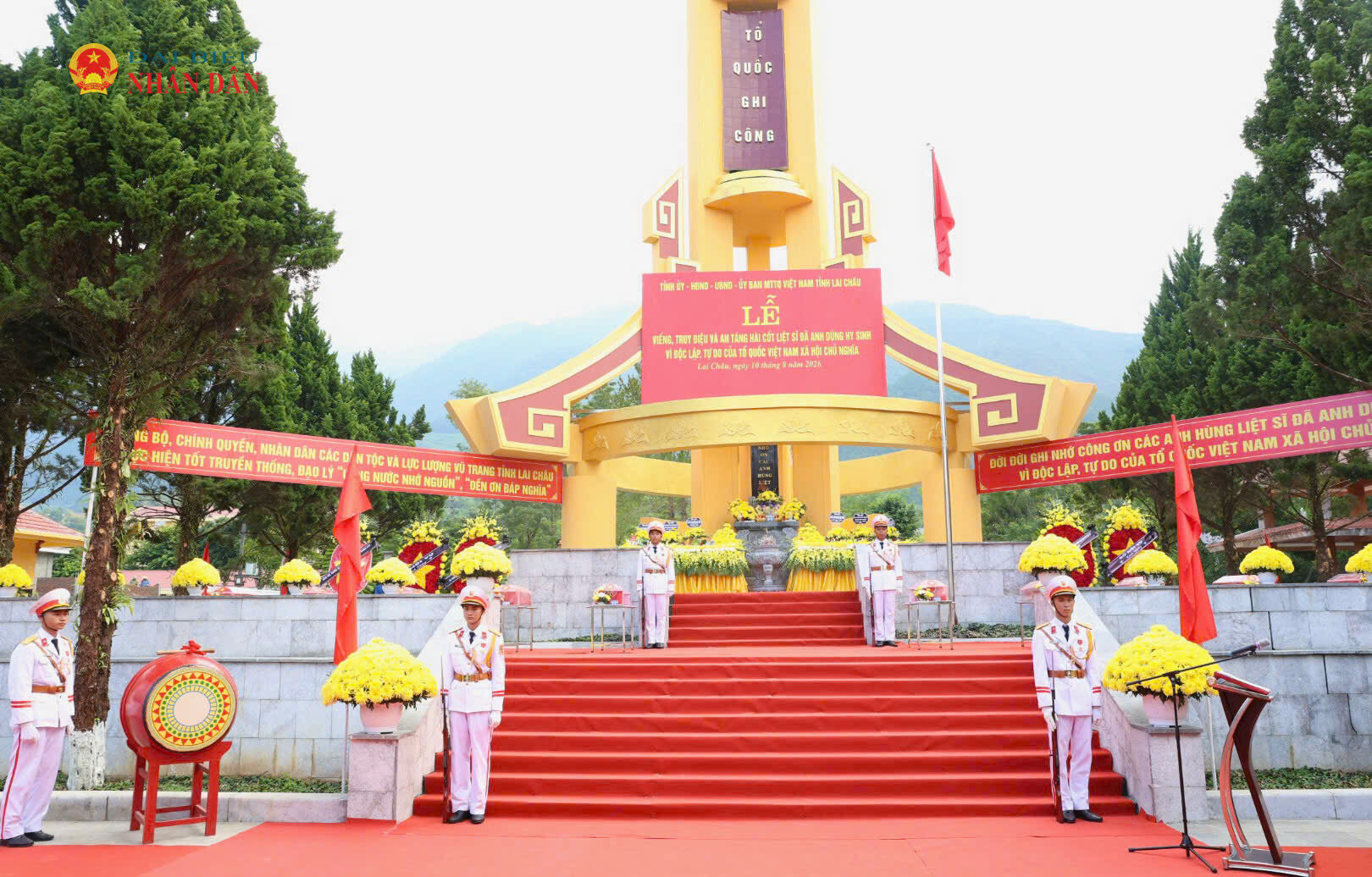 Lễ viếng, truy điệu và an táng hài cốt liệt sĩ tại Nghĩa trang Liệt sĩ Bình Lư