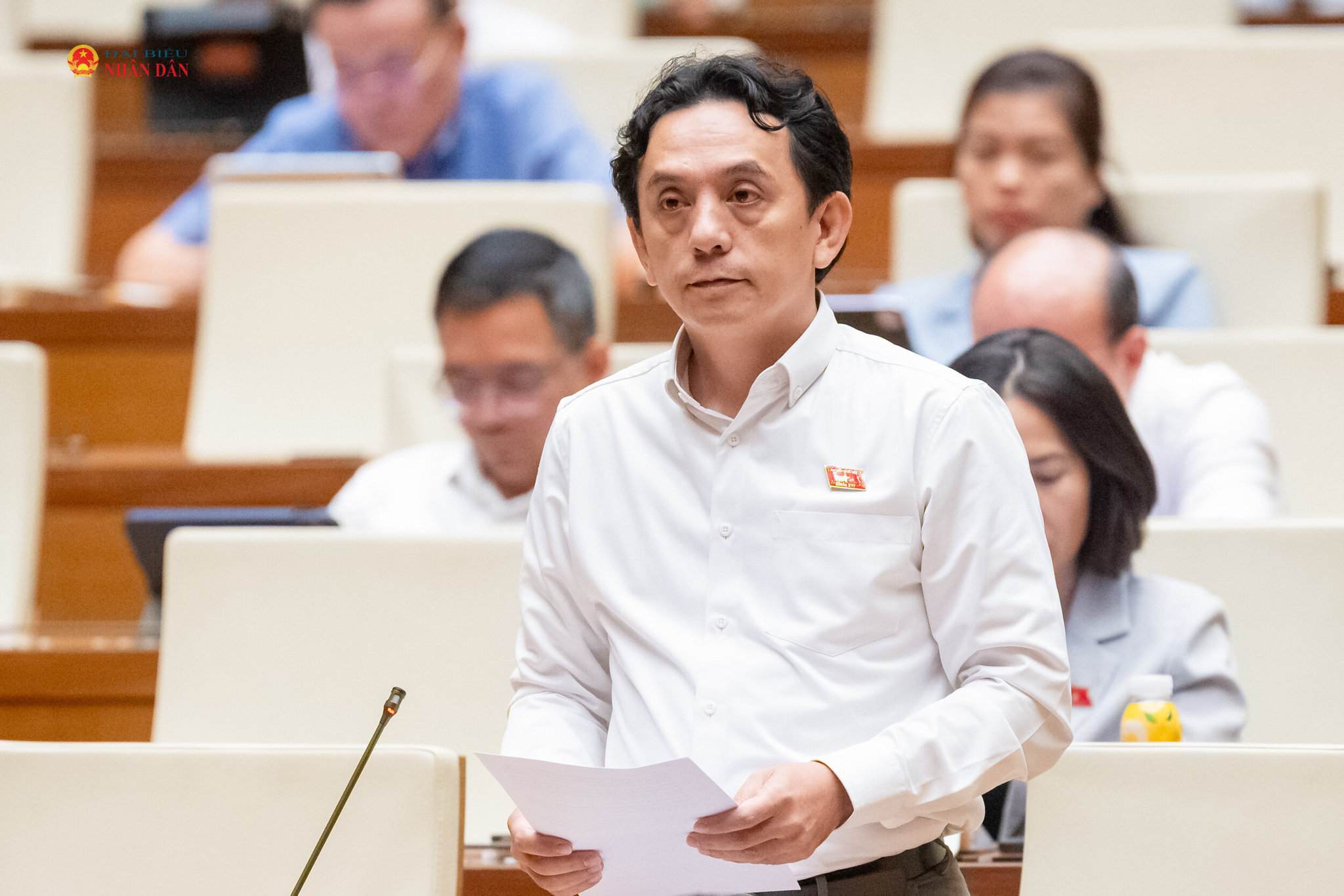 ĐBQH Trần Việt Anh (TP. Hà Nội) phát biểu