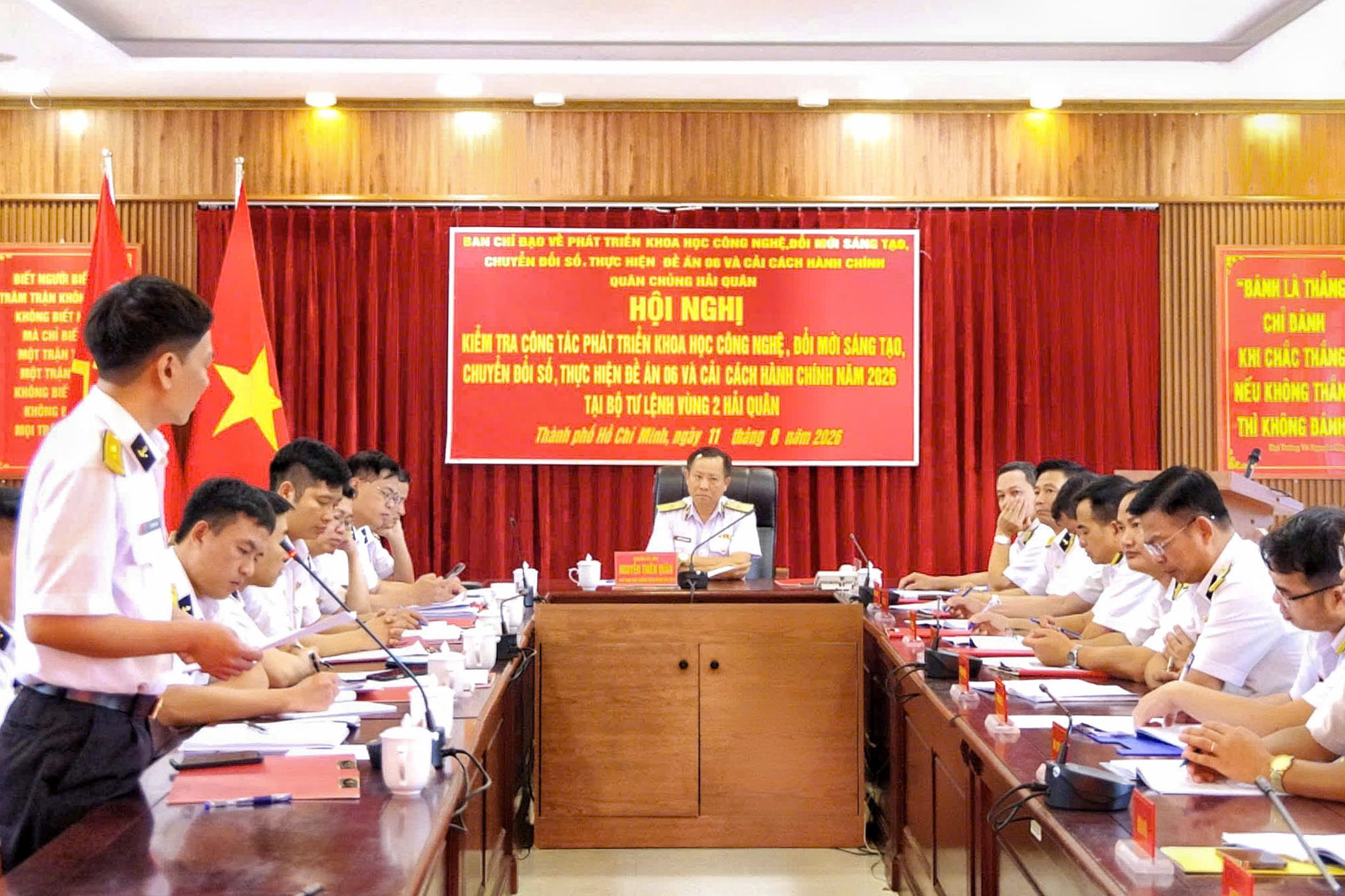 Vùng 2 Hải quân Đẩy mạnh ứng dụng khoa học, công nghệ trong huấn luyện, sẵn sàng chiến đấu