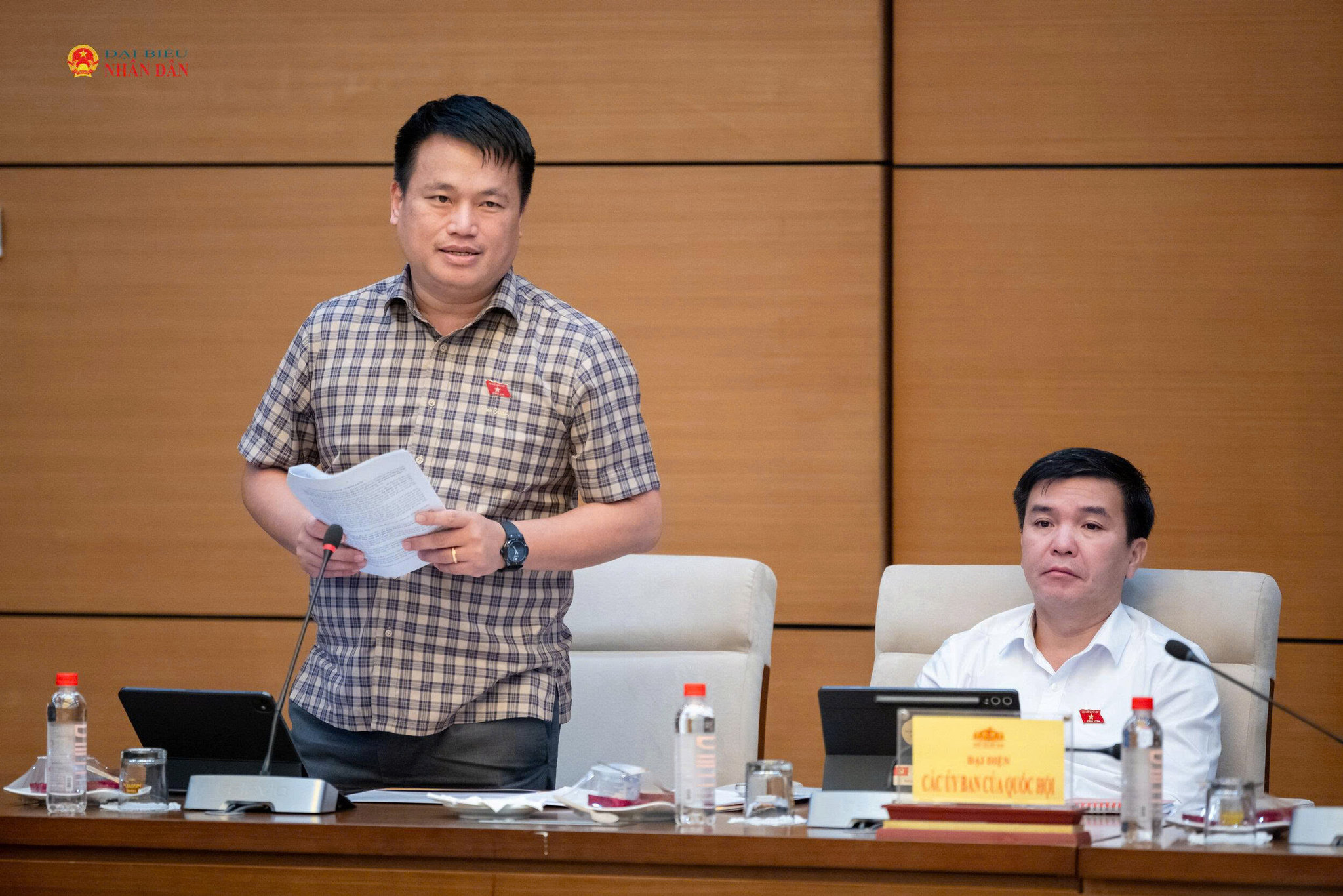 Phó Chủ nhiệm Ủy ban Công tác đại biểu Đặng Ngọc Huy phát biểu