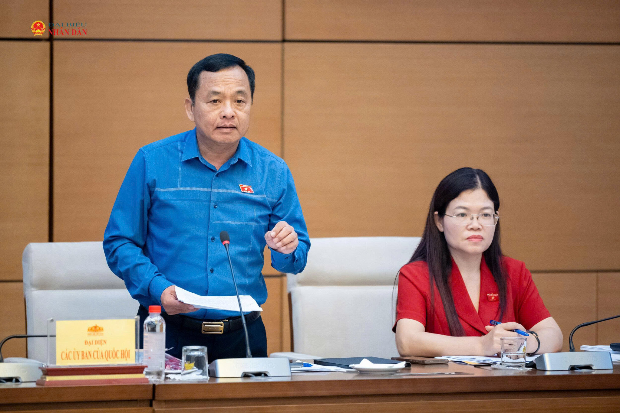 Phó Chủ nhiệm Ủy ban Quốc phòng, An ninh và Đối ngoại, Thiếu tướng Nguyễn Ngọc Hà phát biểu