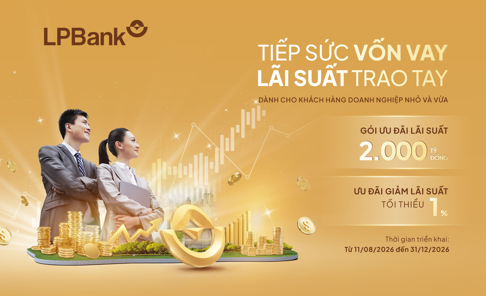 LPBank triển khai chương trình Tiếp sức vốn vay lãi suất trao tay dành riêng cho khách hàng doanh nghiệp nhỏ và vừa