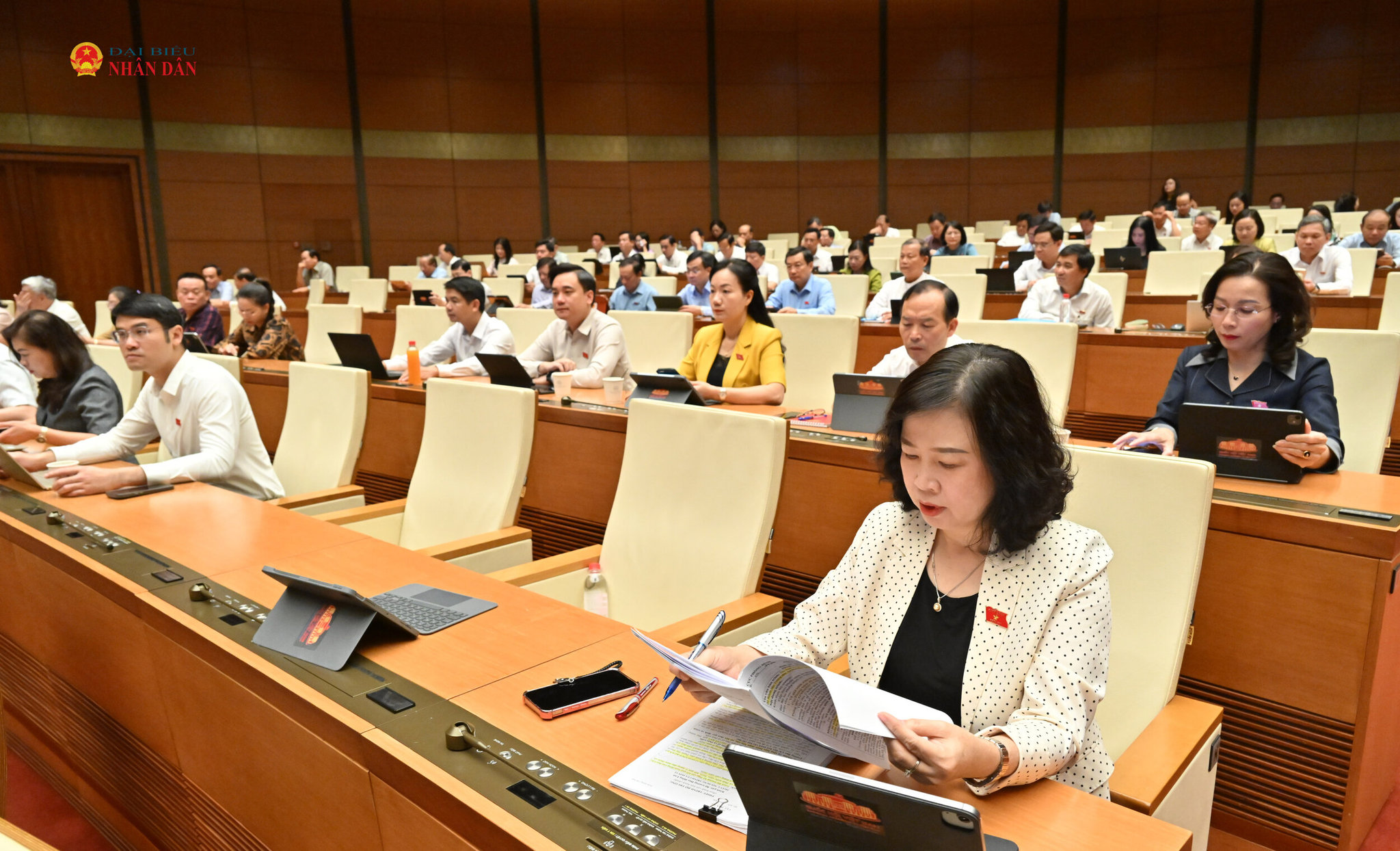 Đoàn ĐBQH Bắc Ninh tại phiên họp