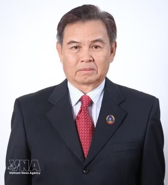Politburo member and President of the National Assembly of Laos Xaysomphone Phomvihane passed away on August 8 at the age of 70. (Photo: VNA)