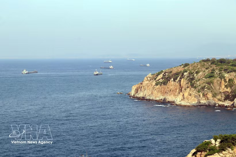 The Ca Na general port in Ca Na commune, Khanh Hoa province, will serve as a transshipment hub for the development of the renewable energy industry and services centre. (Photo: VNA)