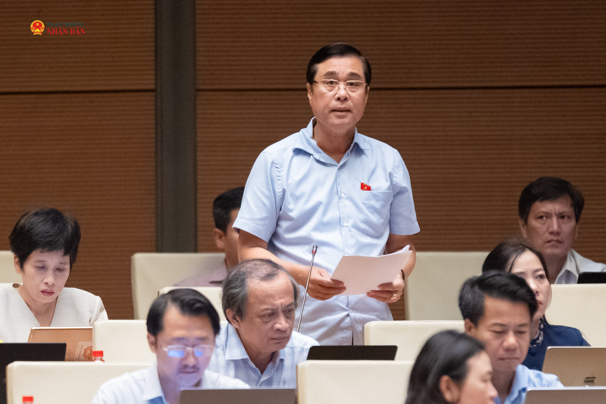 ĐBQH Nguyễn Cao Sơn (Phú Thọ) phát biểu