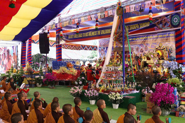 Đại lễ Cầu an Quan Âm Tara Yuldog tiêu trừ chướng ngại, tăng trưởng phúc lành. Ảnh tư liệu