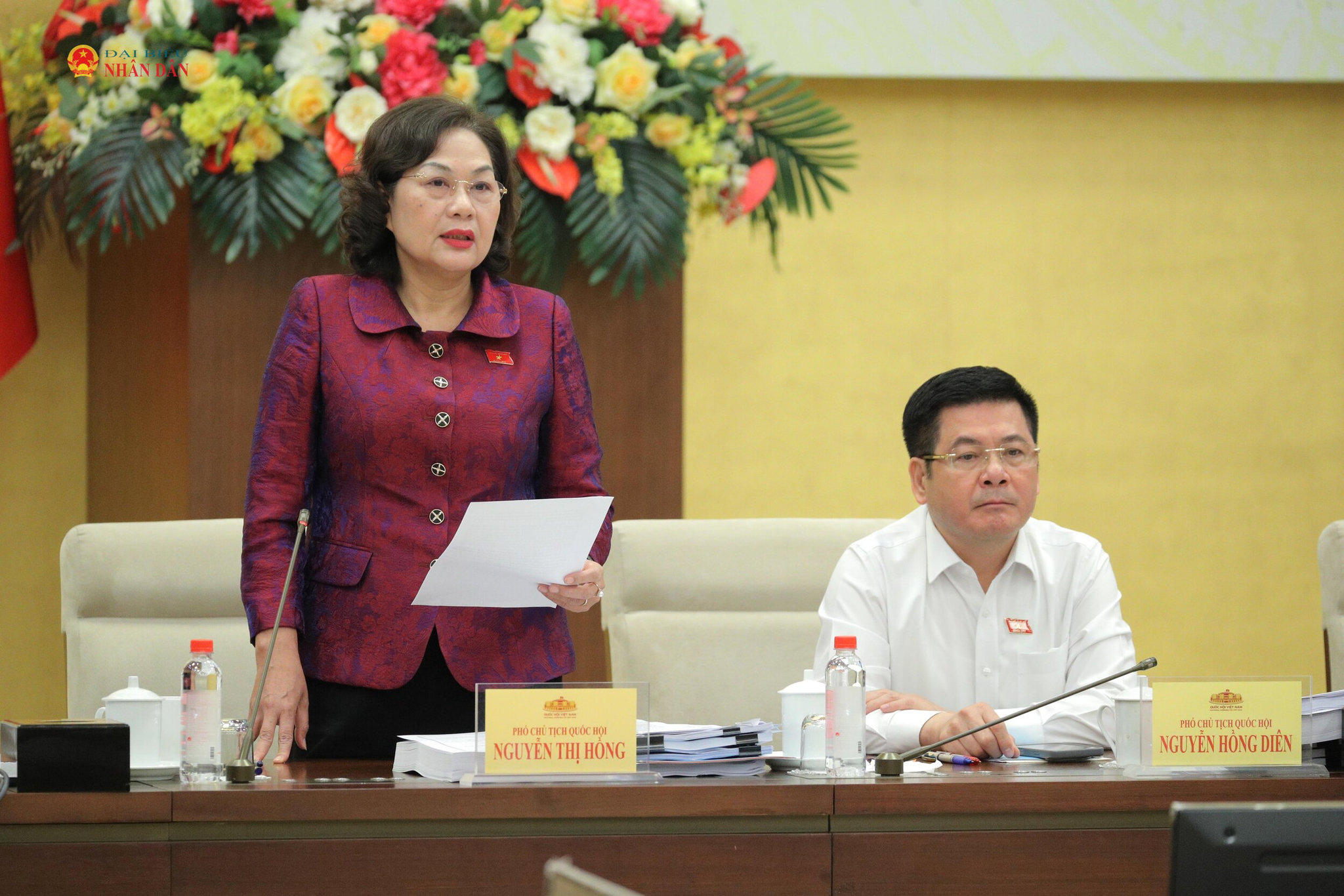 Phó Chủ tịch Quốc hội Nguyễn Thị Hồng