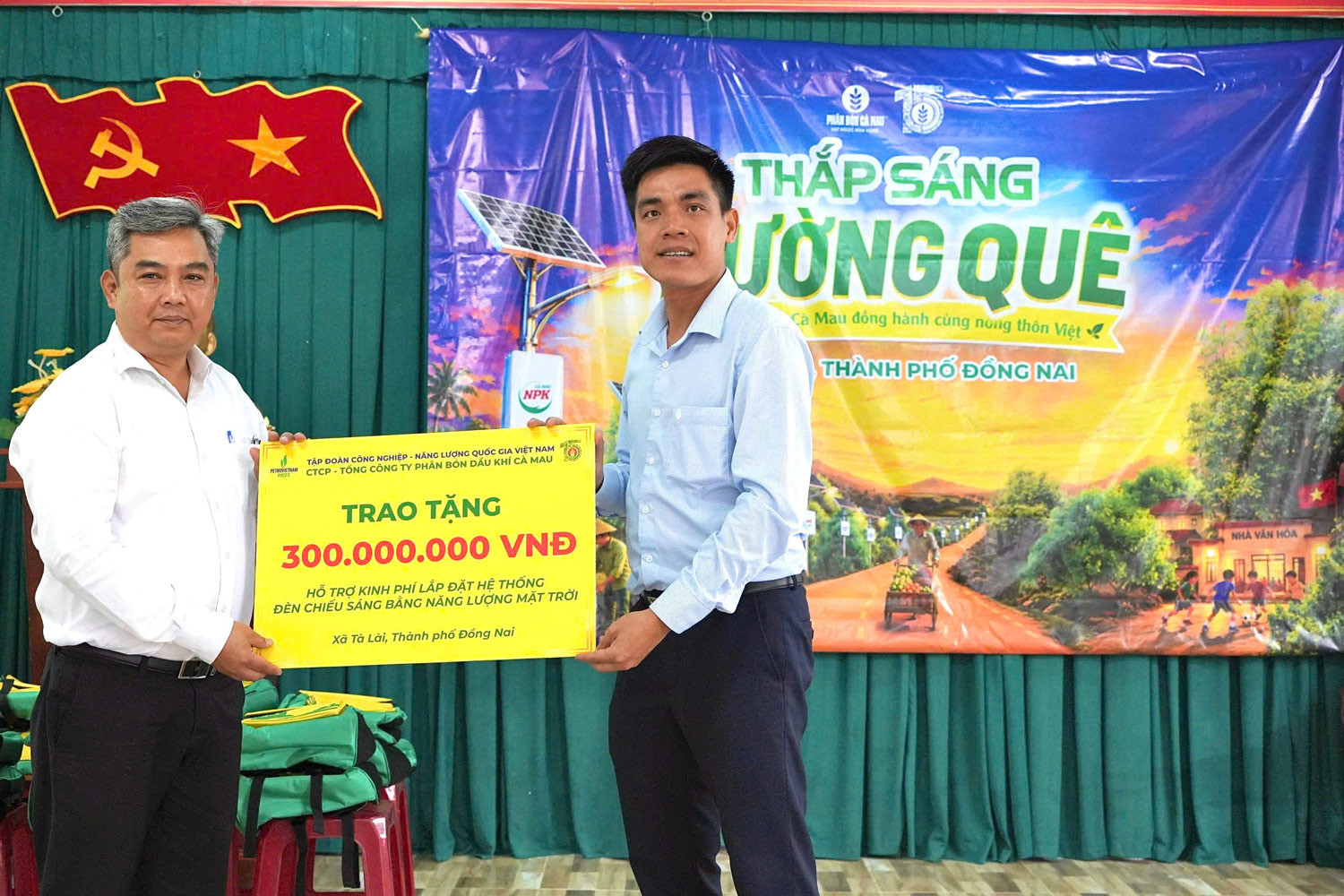 PVCFC trao tặng công trình trị giá 300 triệu đồng cho xã Tà Lài, TP. Đồng Nai
