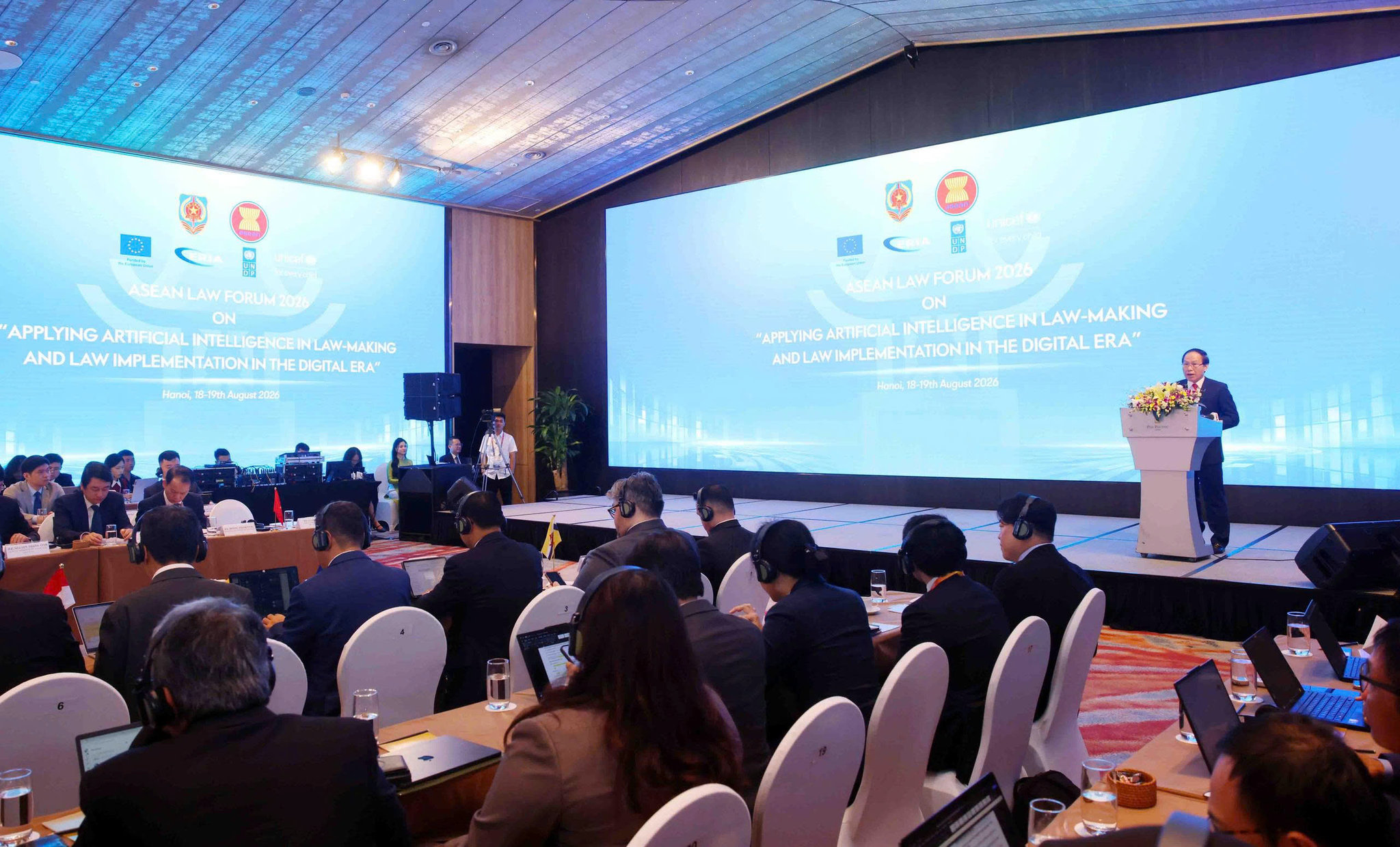 Phó Thủ tướng Chính phủ Lê Tiến Châu phát biểu chỉ đạo tại Diễn đàn. Ảnh: Phạm Kiên