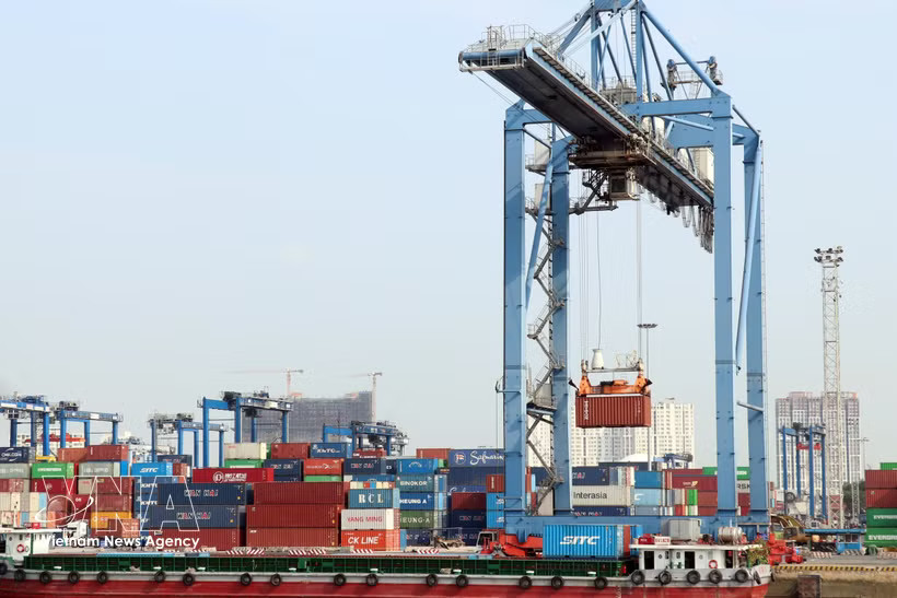 At a port in Ho Chi Minh City (Photo: VNA)