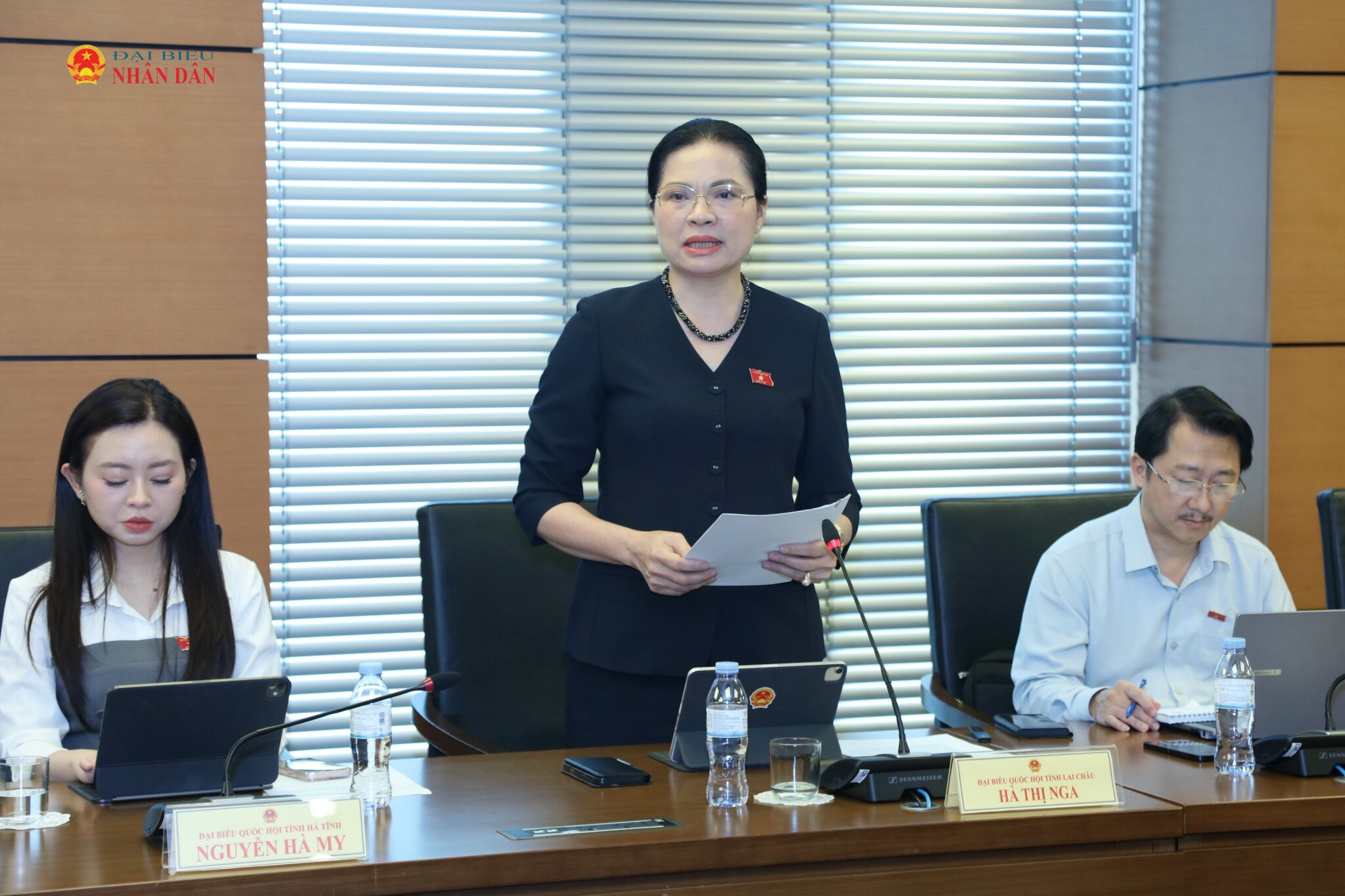 ĐBQH Hà Thị Nga (Lai Châu) phát biểu