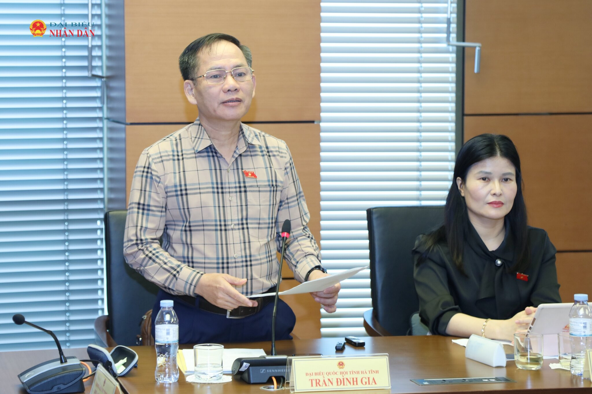 ĐBQH Trần Đình Gia (Hà Tĩnh) phát biểu