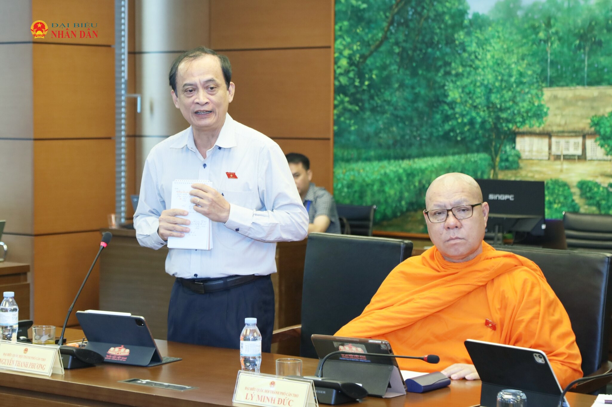 ĐBQH Nguyễn Thanh Phương (TP. Cần Thơ) phát biểu