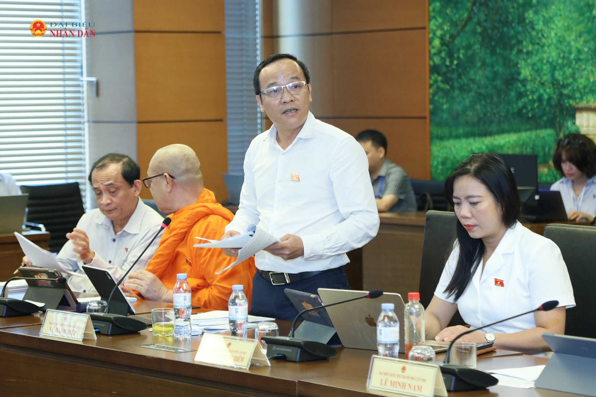 ĐBQH Vũ Danh Hiệp (Tp. Cần Thơ) phát biểu