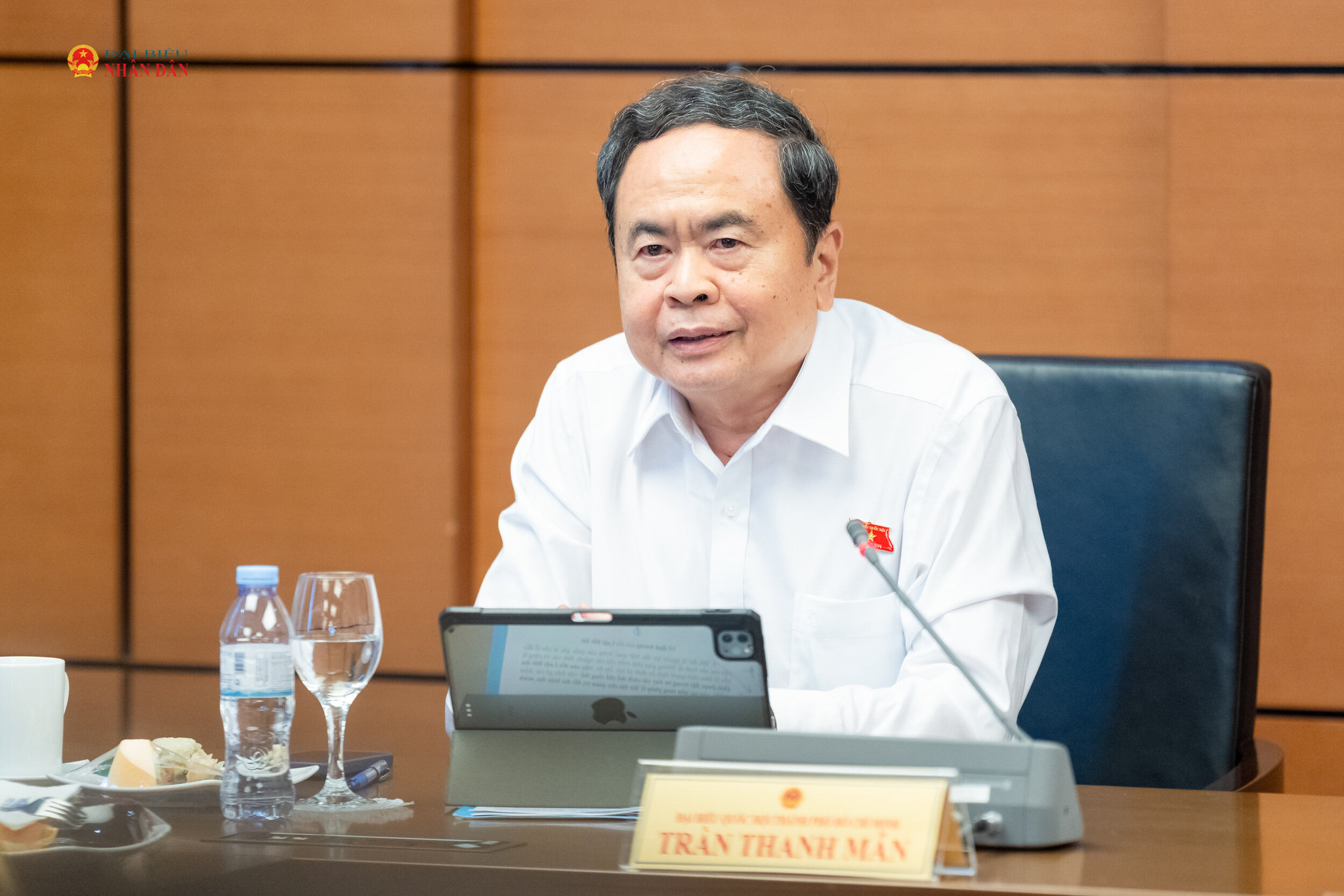 Chủ tịch Quốc hội Trần Thanh Mẫn phát biểu