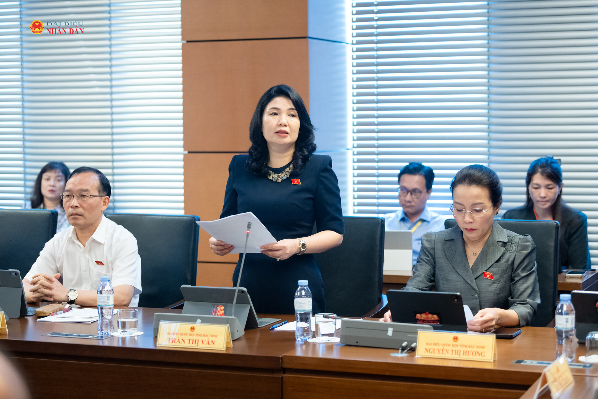 ĐBQH Trần Thị Vân (Bắc Ninh) phát biểu