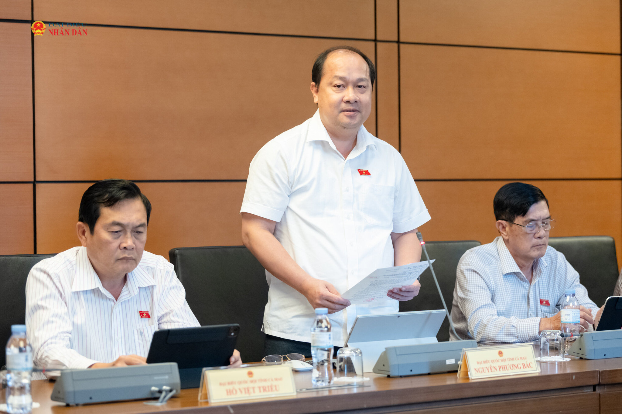 ĐBQH Nguyễn Phương Bắc (Cà Mau) phát biểu