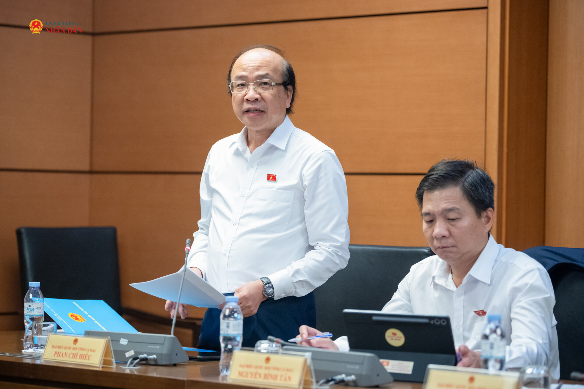 ĐBQH Phan Chí Hiếu (Cà Mau) phát biểu