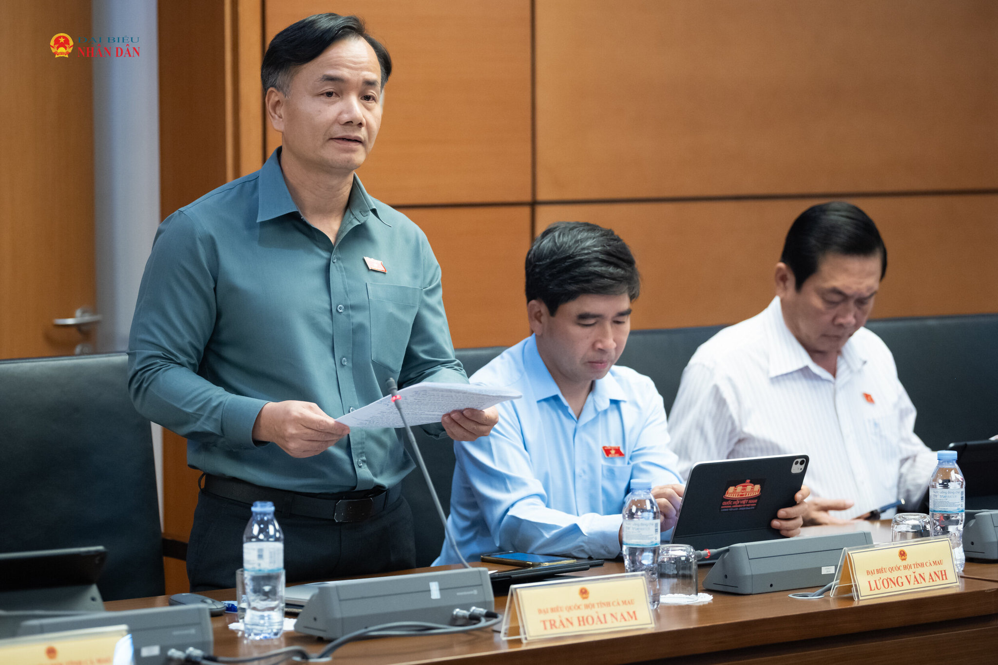 ĐBQH Trần Hoài Nam (Cà Mau) phát biểu