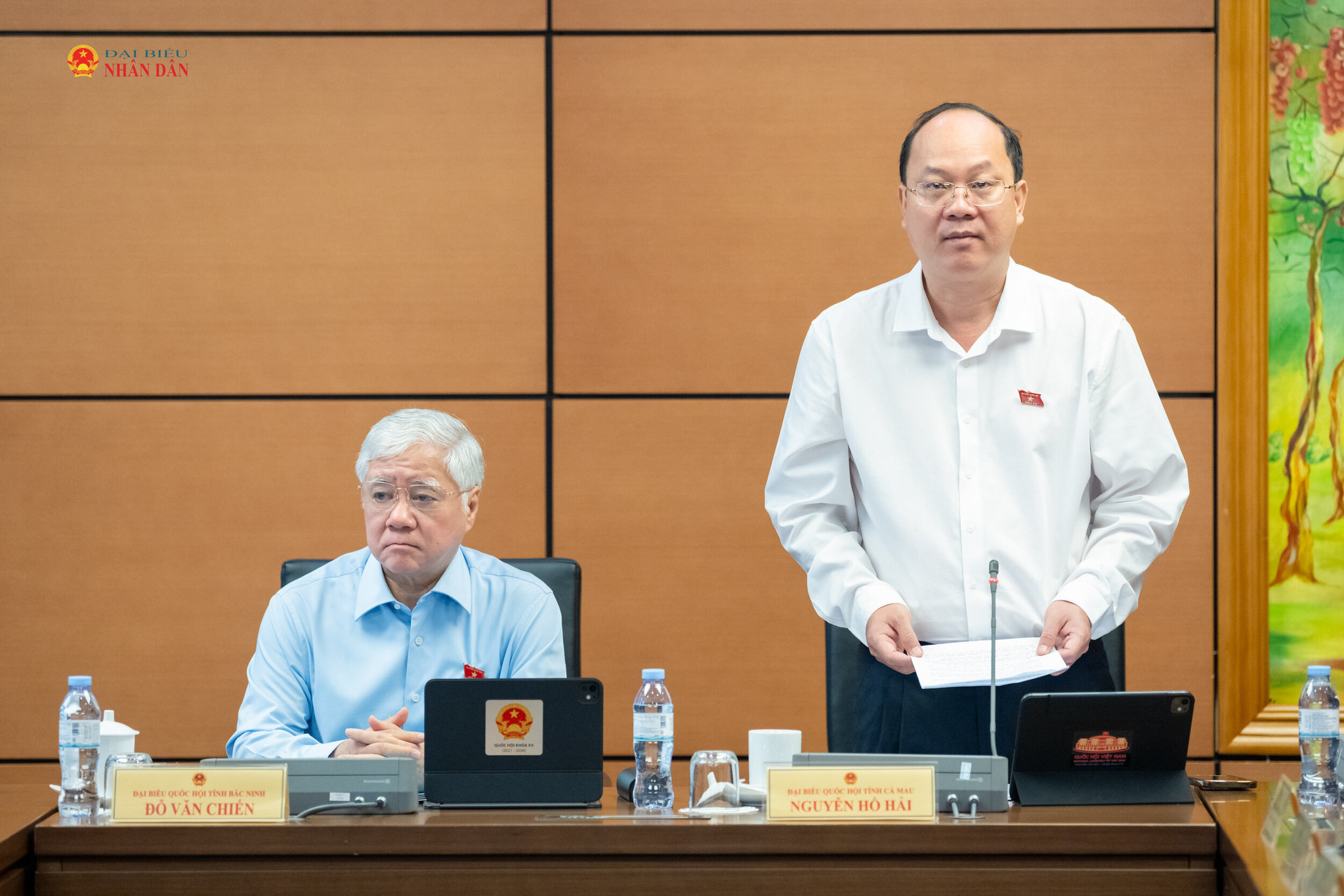 ĐBQH Nguyễn Hồ Hải (Cà Mau) phát biểu