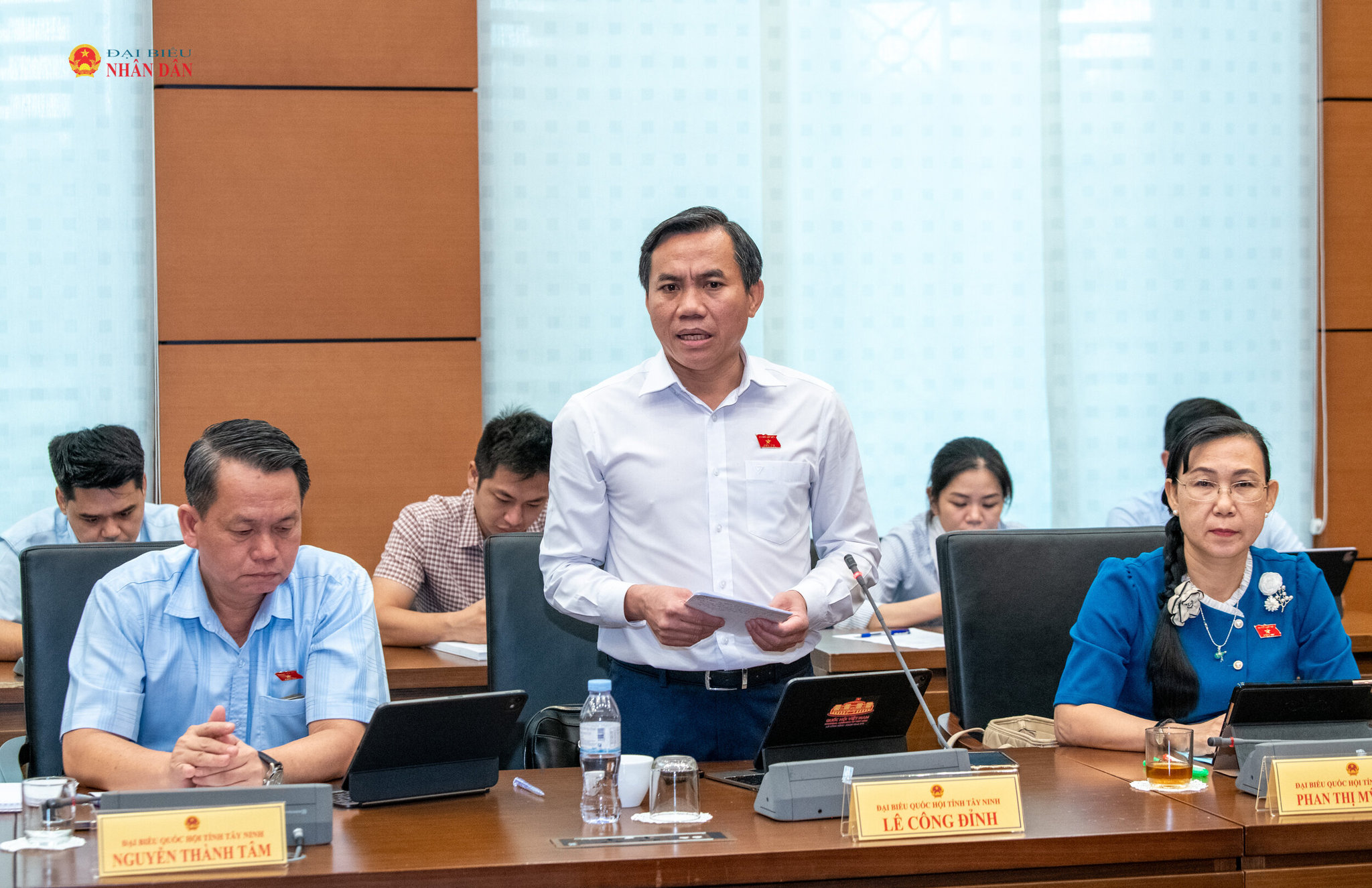 ĐBQH Lê Công Đỉnh (Tây Ninh) phát biểu thảo luận Tổ 3