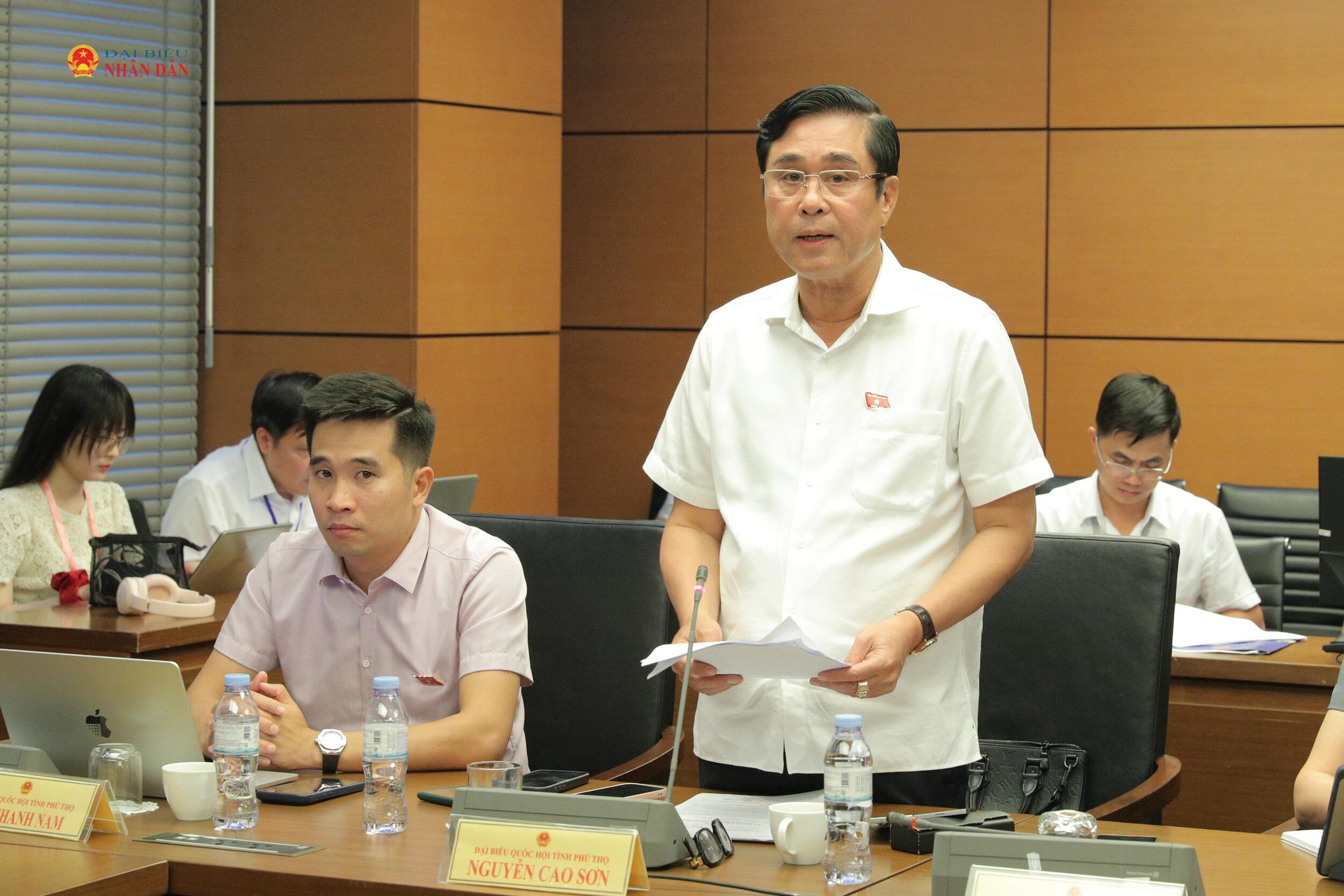 ĐBQH Nguyễn Cao Sơn (Phú Thọ) phát biểu