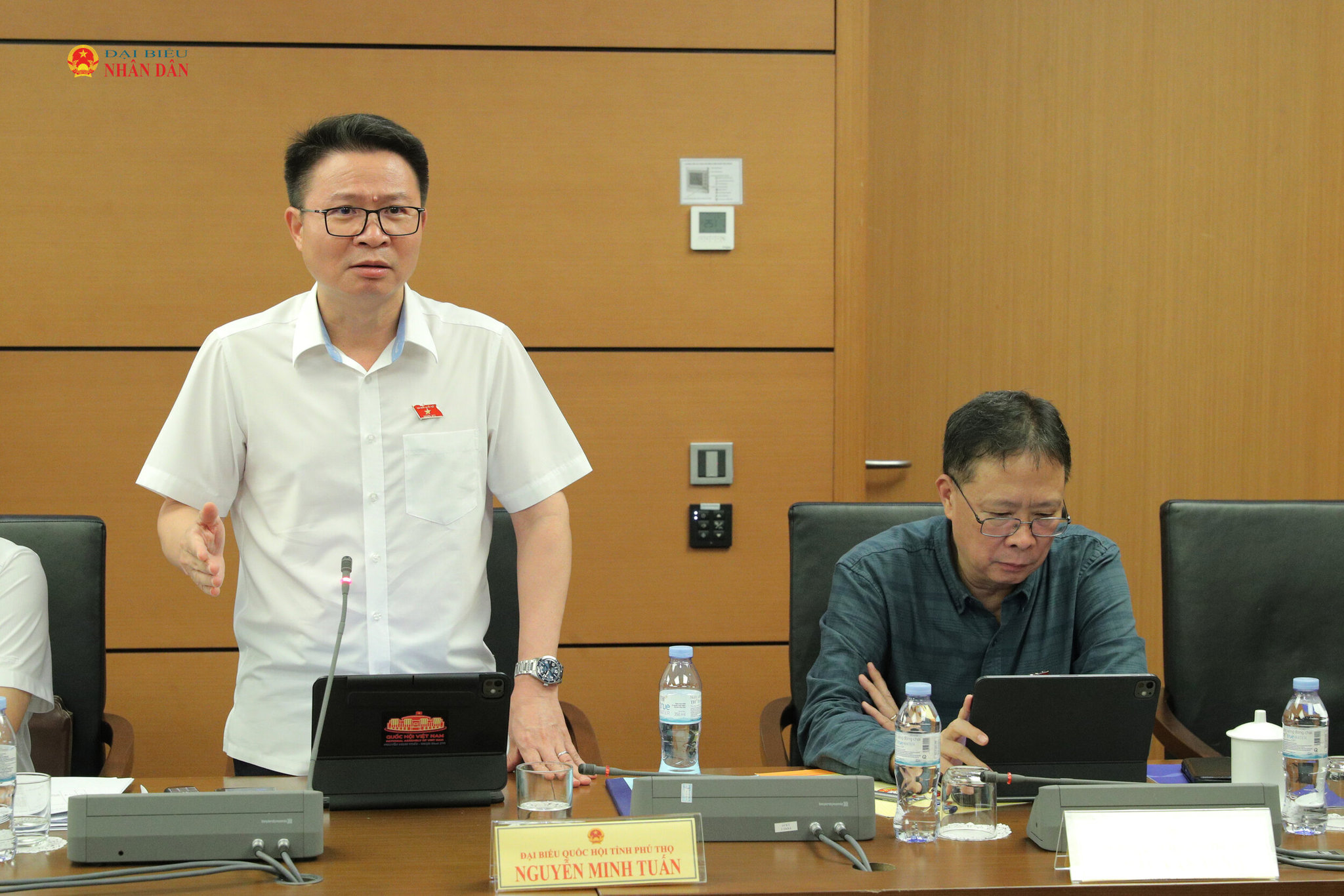 ĐBQH Nguyễn Minh Tuấn (Phú Thọ) phát biểu