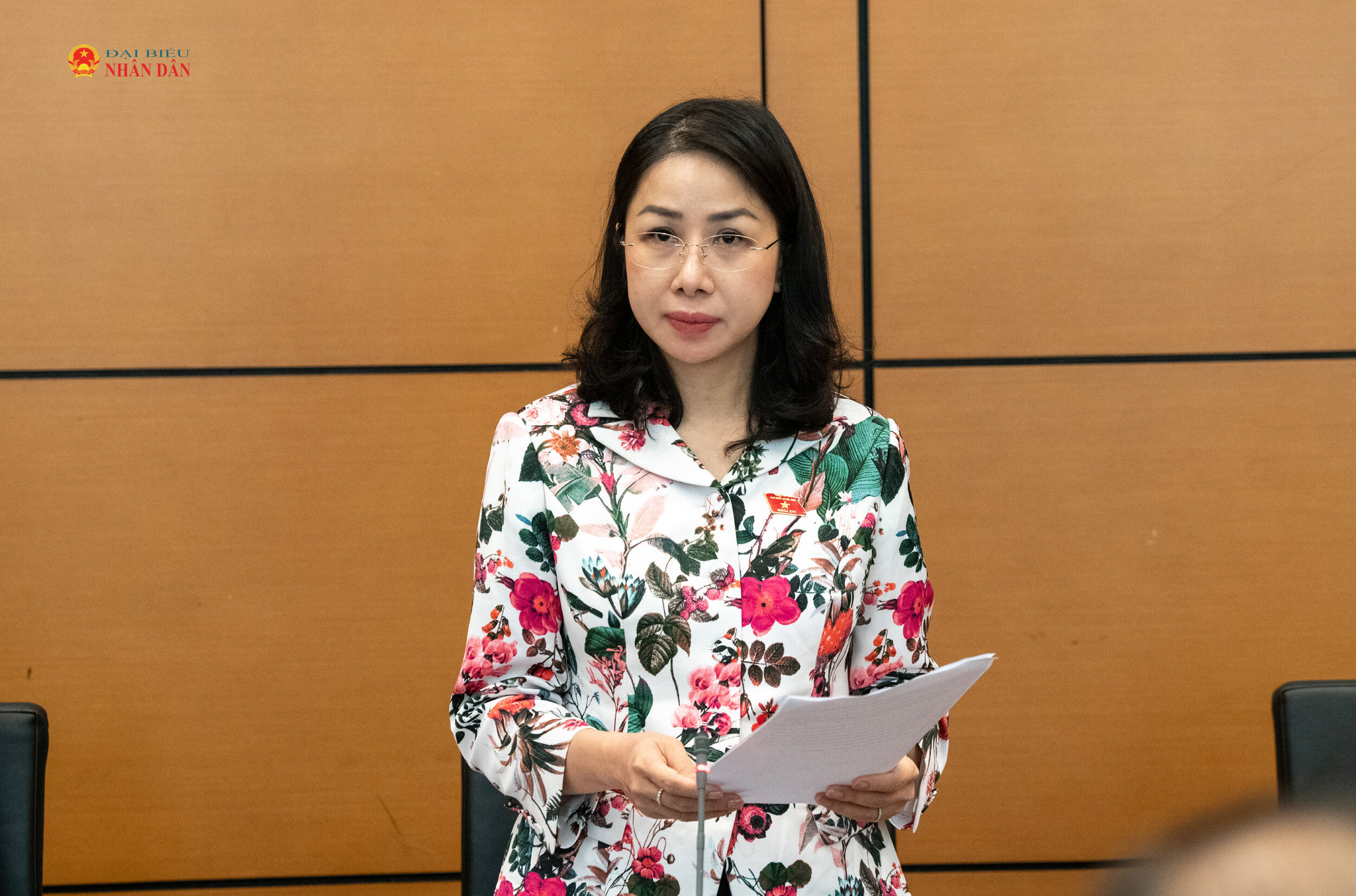 ĐBQH Phan Thị Thùy Linh (Thanh Hóa) phát biểu thảo luận Tổ 3.2