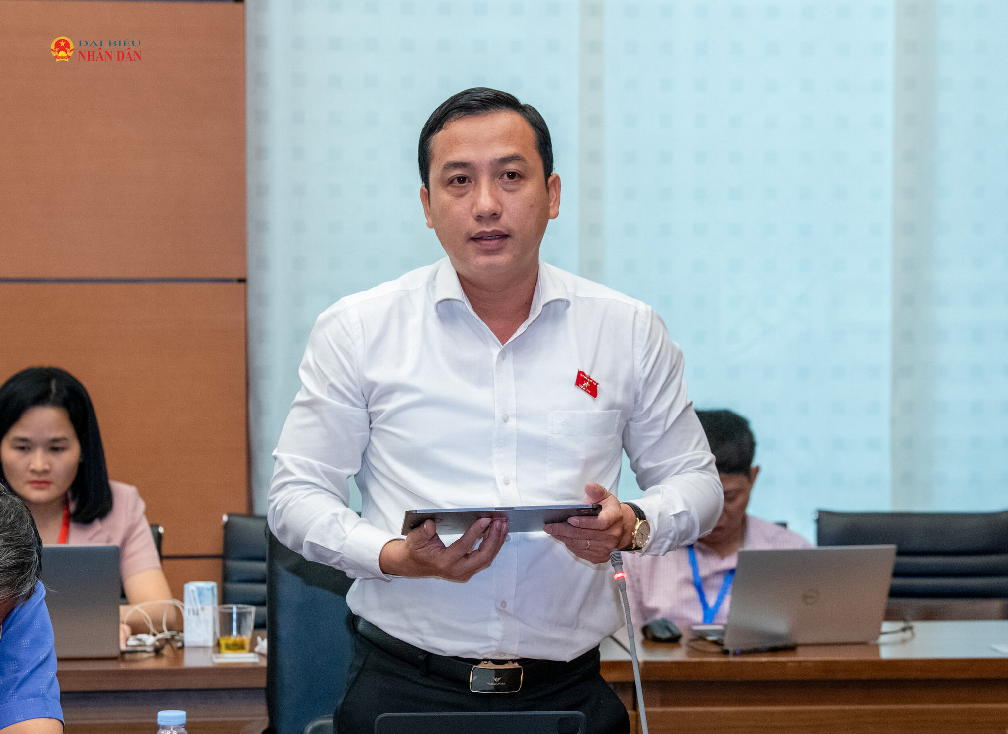 ĐBQH Trần Hải Phú (Tây Ninh) phát biểu thảo luận Tổ 3
