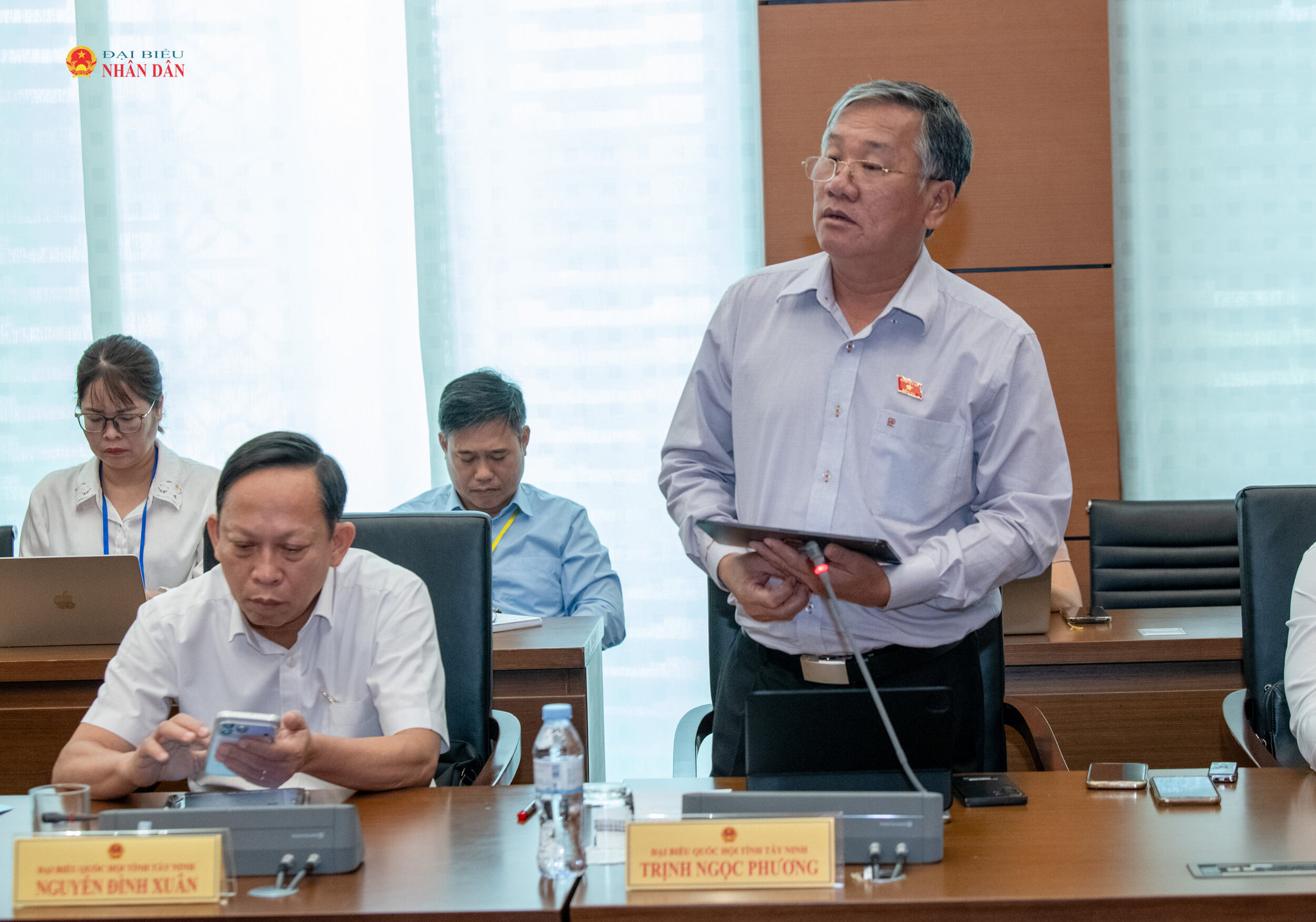 ĐBQH Trịnh Ngọc Phương (Tây Ninh) phát biểu thảo luận Tổ 3
