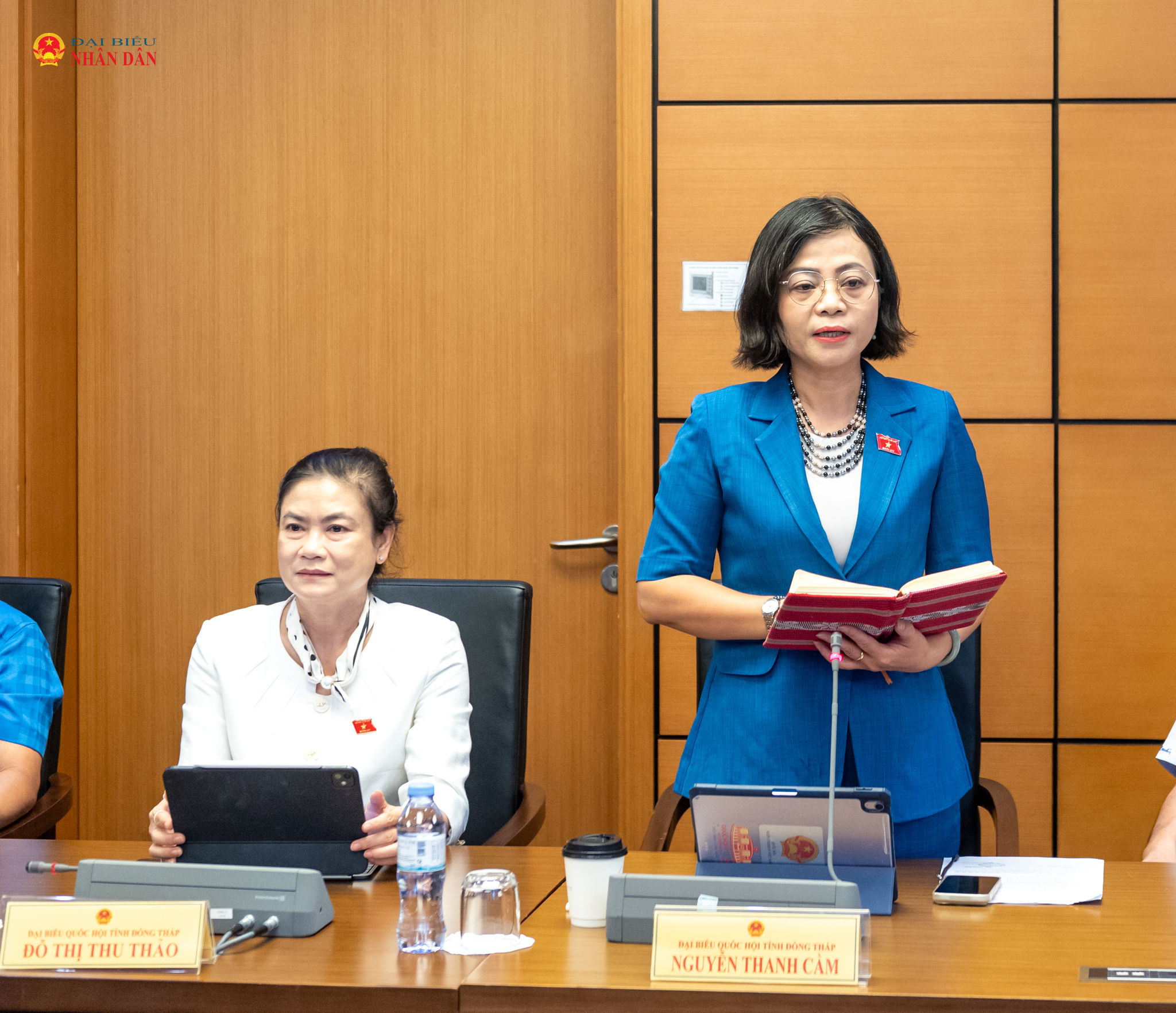 ĐBQH Nguyễn Thanh Cầm (Đồng Tháp) phát biểu