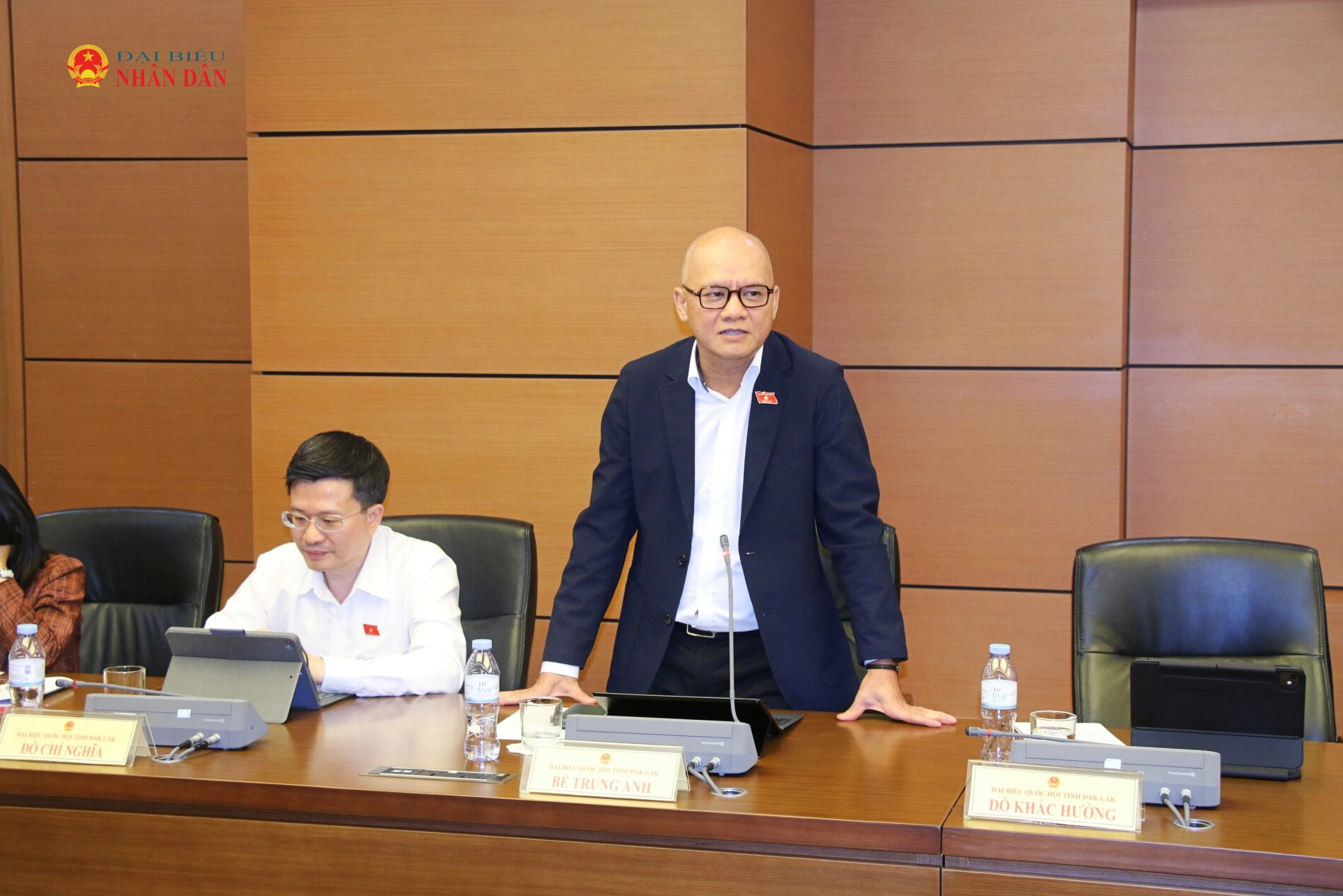 ĐBQH Bế Trung Anh (Đắk Lắk) phát biểu. Ảnh: Đắc Trường