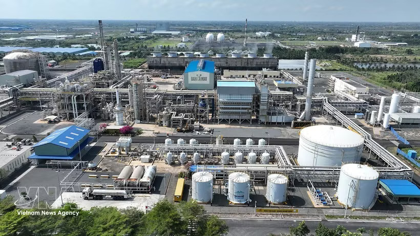 The factory of Petrovietnam Ca Mau Fertiliser JSC (Photo: VNA)