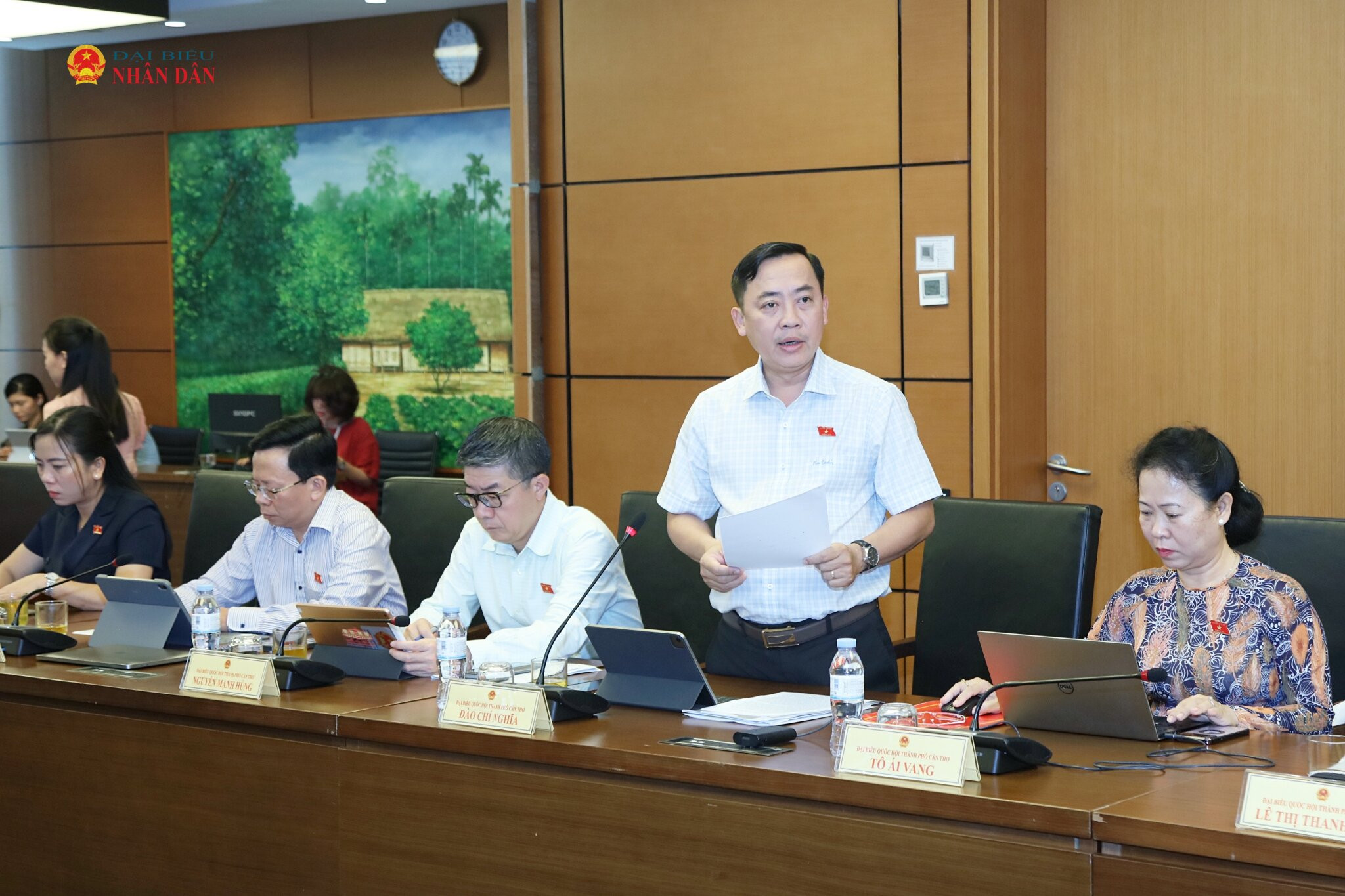 ĐBQH Đào Chí Nghĩa (TP. Cần Thơ) phát biểu