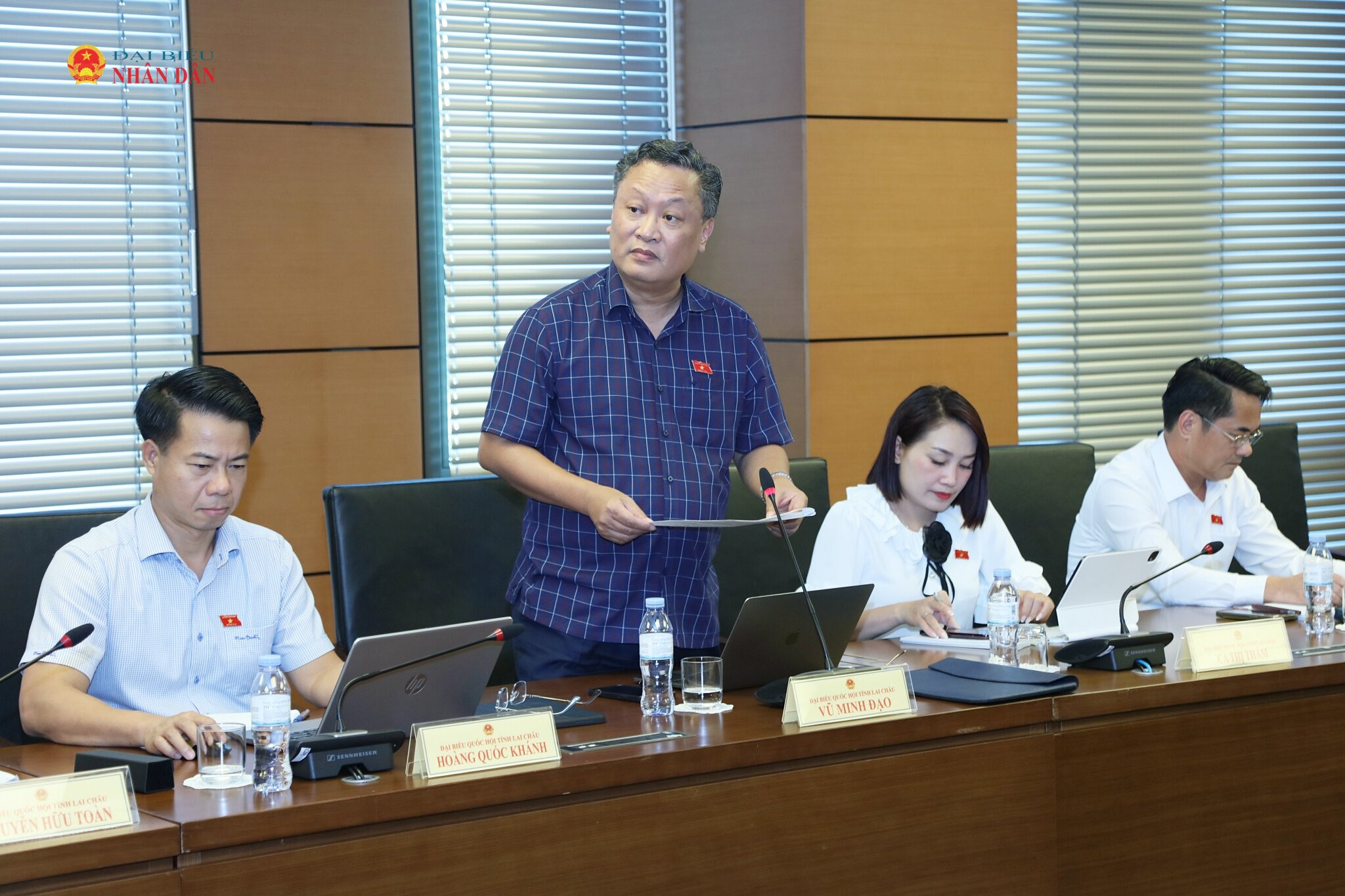 ĐBQH Vũ Minh Đạo (Lai Châu) phát biểu