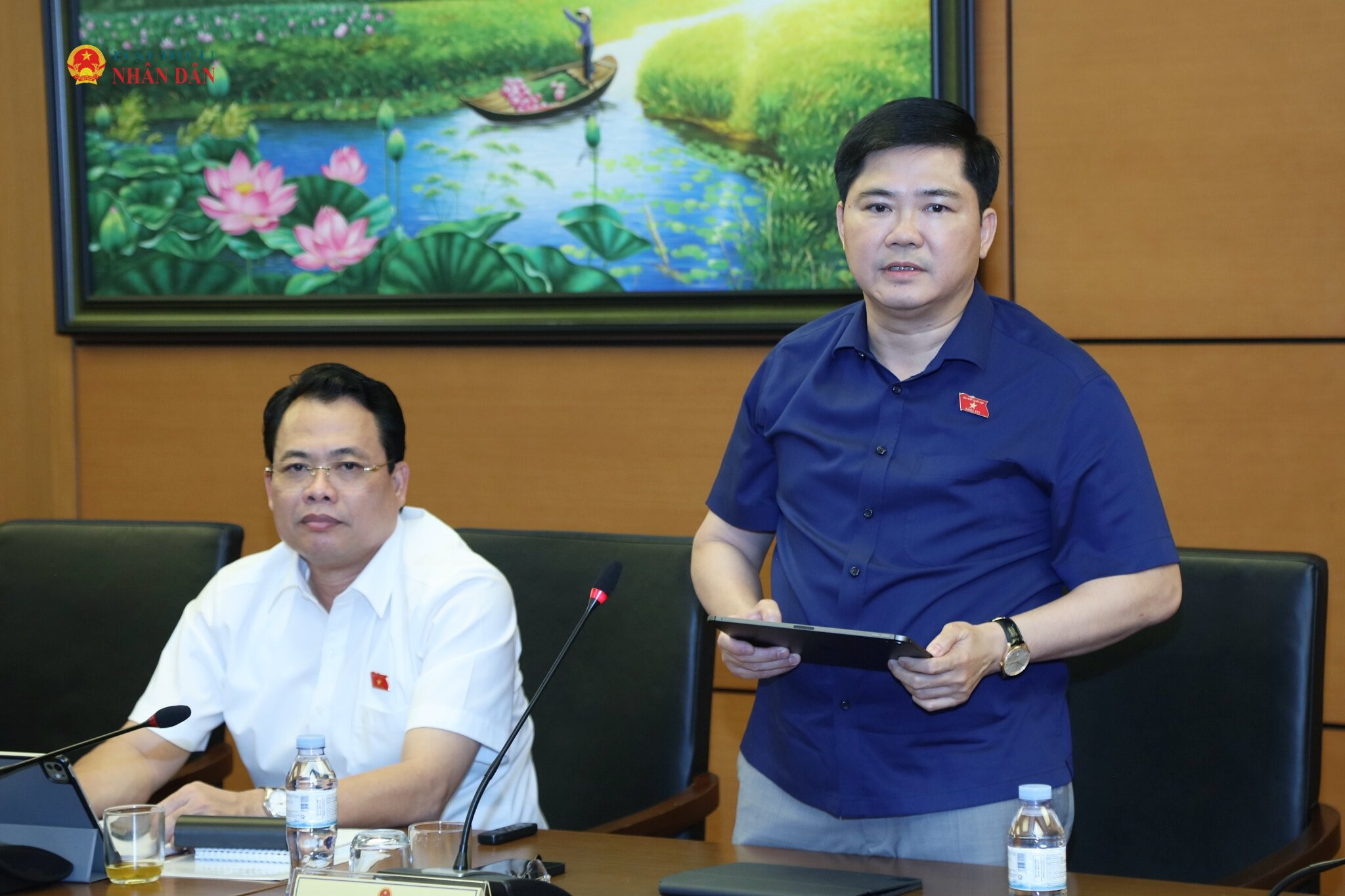 ĐBQH Nguyễn Tuấn Anh (TP. Cần Thơ) phát biểu