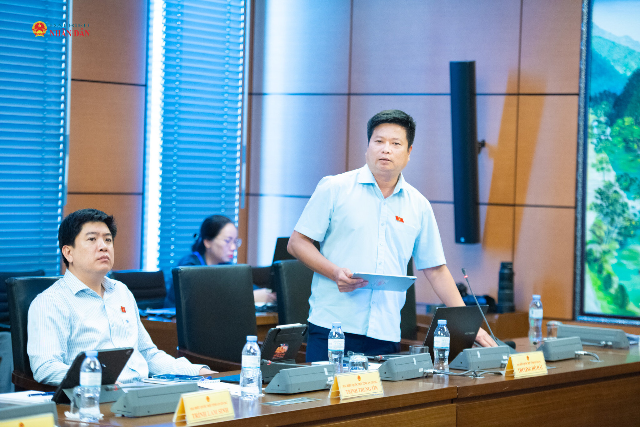 ĐBQH Trương Hồ Hải (An Giang) phát biểu thảo luận tại Tổ 13