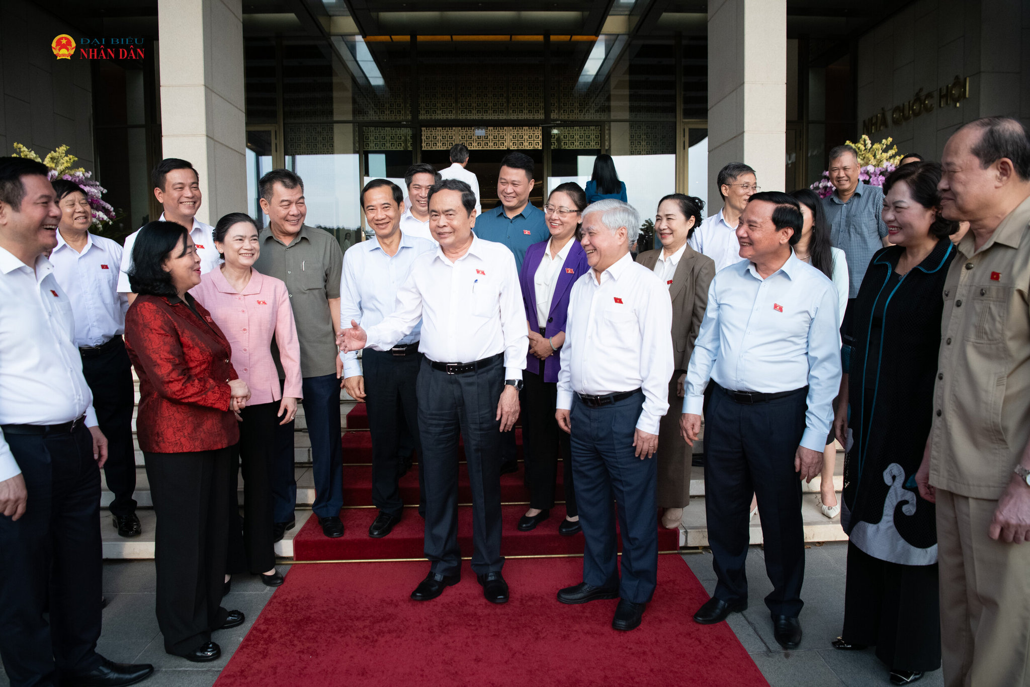 Chủ tịch Quốc hội Trần Thanh Mẫn gặp mặt các đại biểu Quốc hội khóa XVI thuộc khối Mặt trận Tổ quốc Việt Nam ở Trung ương và địa phương.