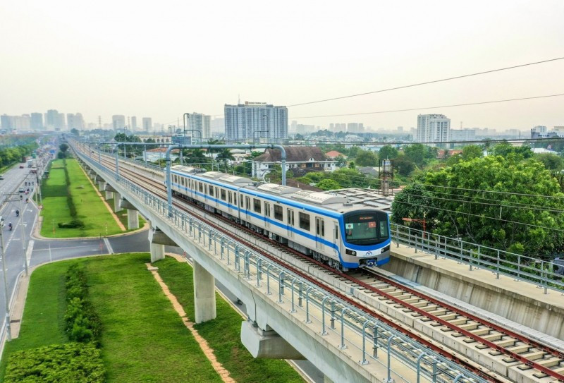 TP. Hồ Chí Minh đang đẩy mạnh triển khai các tuyến đường sắt đô thị