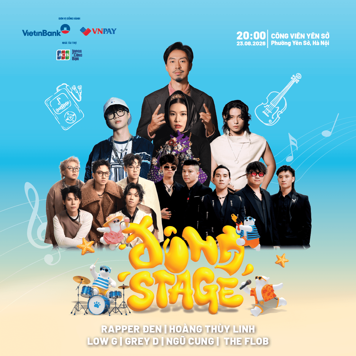 Đông Fest 2026 quy tụ dàn nghệ sĩ bùng nổ, hứa hẹn một đêm nhạc đa sắc màu